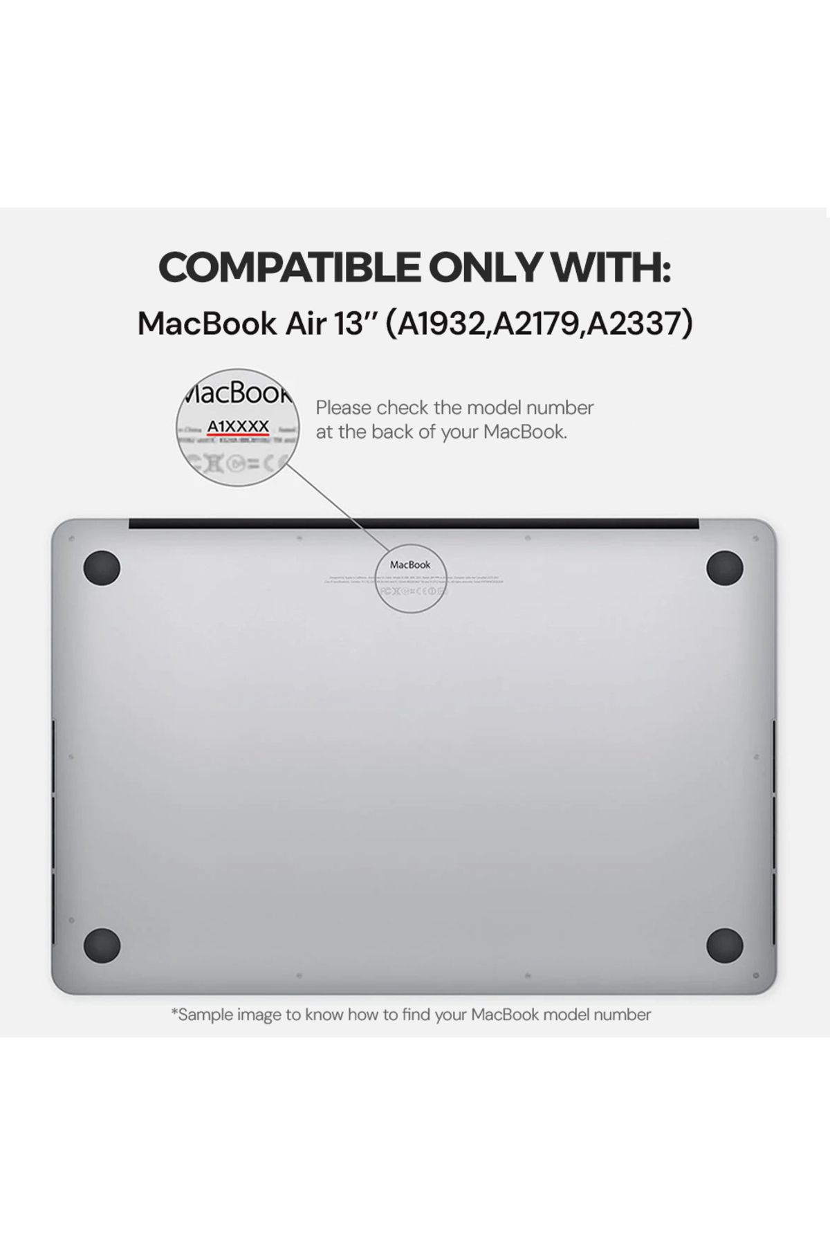 O Ozone-Perfect Fit Ultra-thin Super Crystal MacBook Air 13 inch (A2681) M2 2022, (A3113) M3 2024 | Keyboard 5