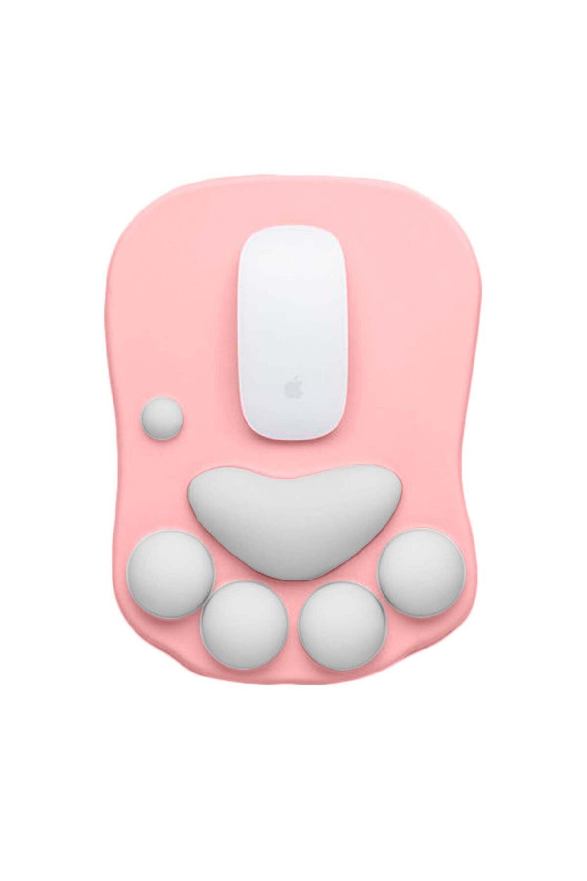 Timebox-Ergonomic mousepad, memory foam for wrist support with Wrist Rest mouse, Anti-slip base, Pink 1