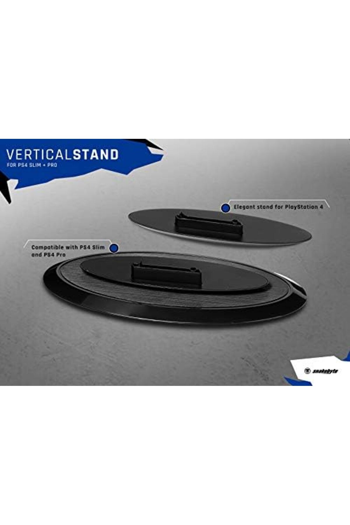 SNAKEBYTE-Vertical: Stand with Metal Core for Secure Hold (PS4/PS4 Pro) 4