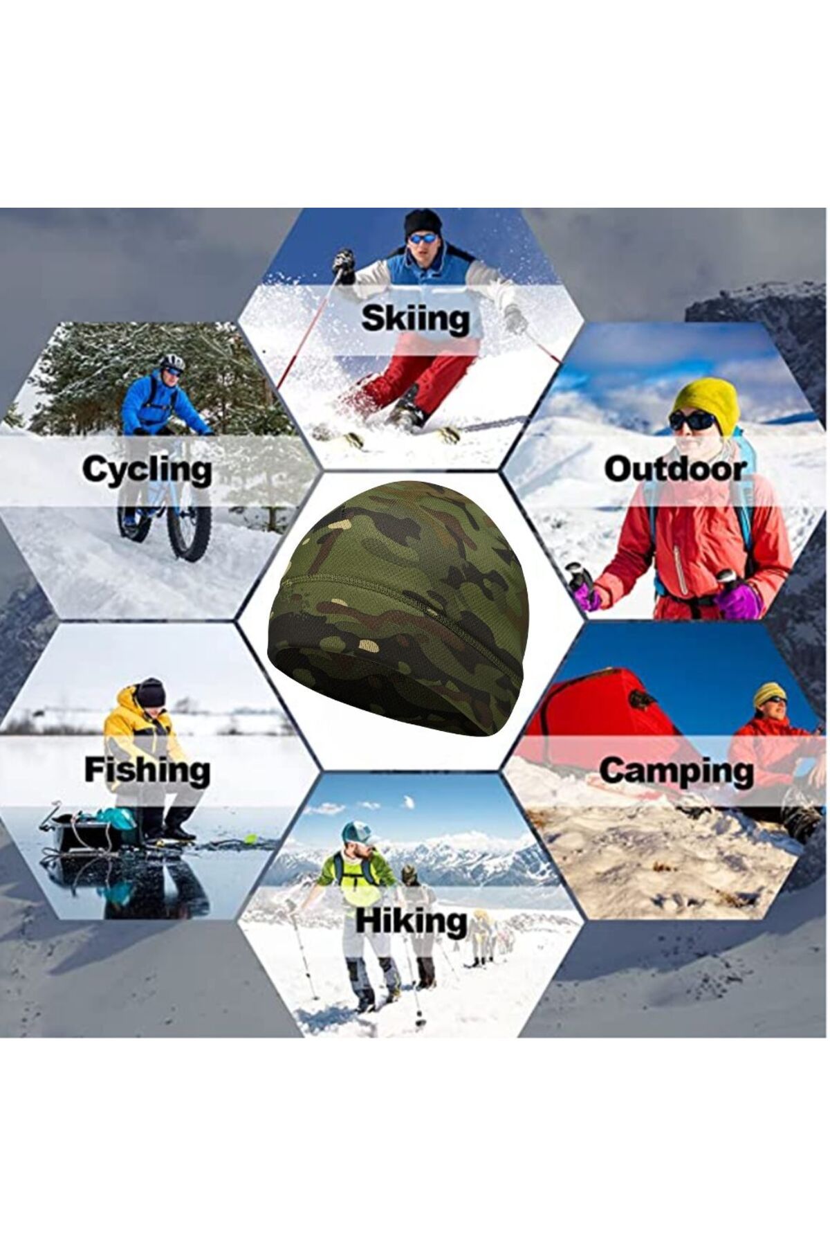 Hipolar-Hat, Multiple Colors, Windproof on the Outside and Fleece on the Inside, Semi-elastic 2
