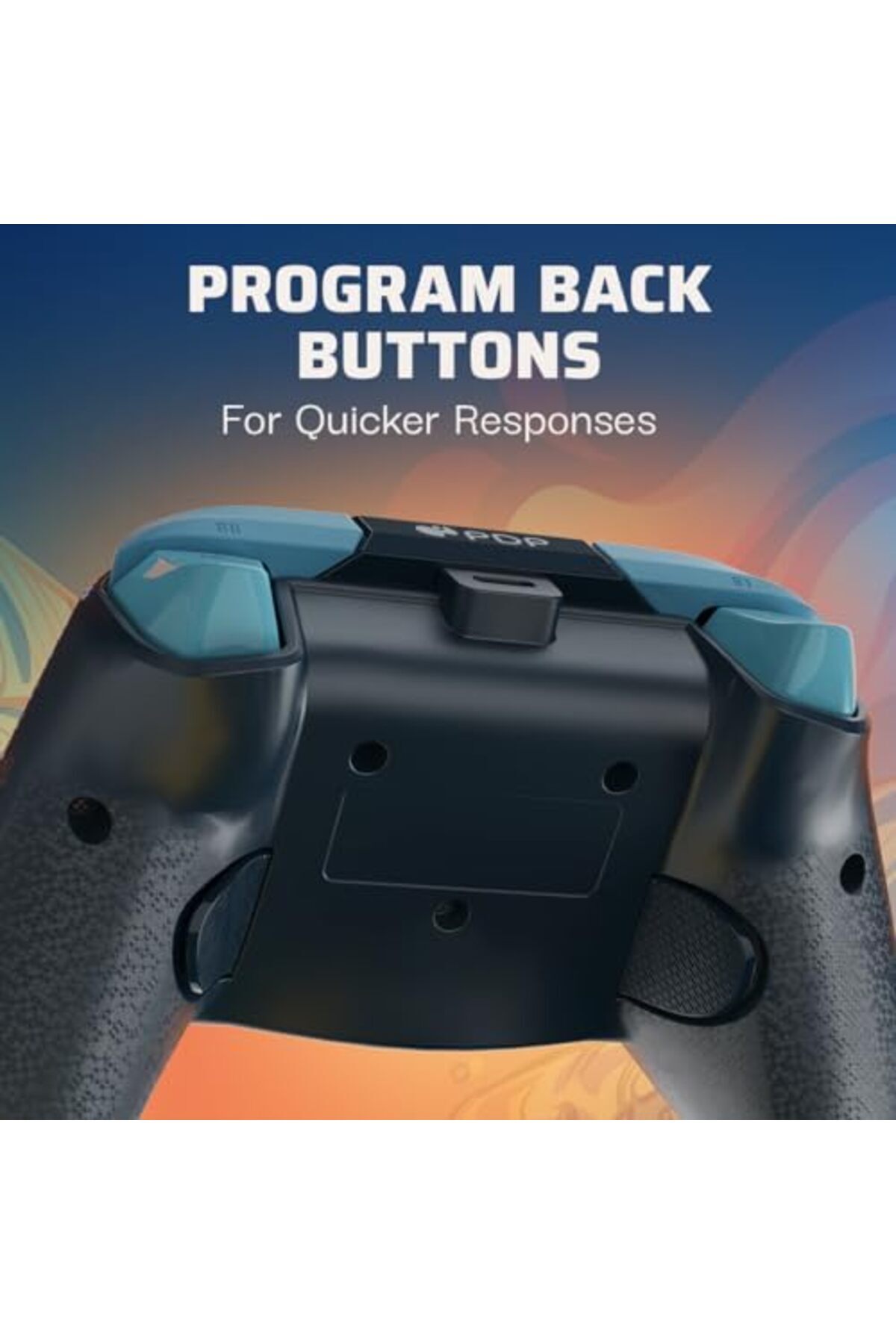 Pdp-REMATCH GLOW Advanced Wired Controller: Blue Tide For Xbox Series X|S, Xbox One, & Windows 10/11 7