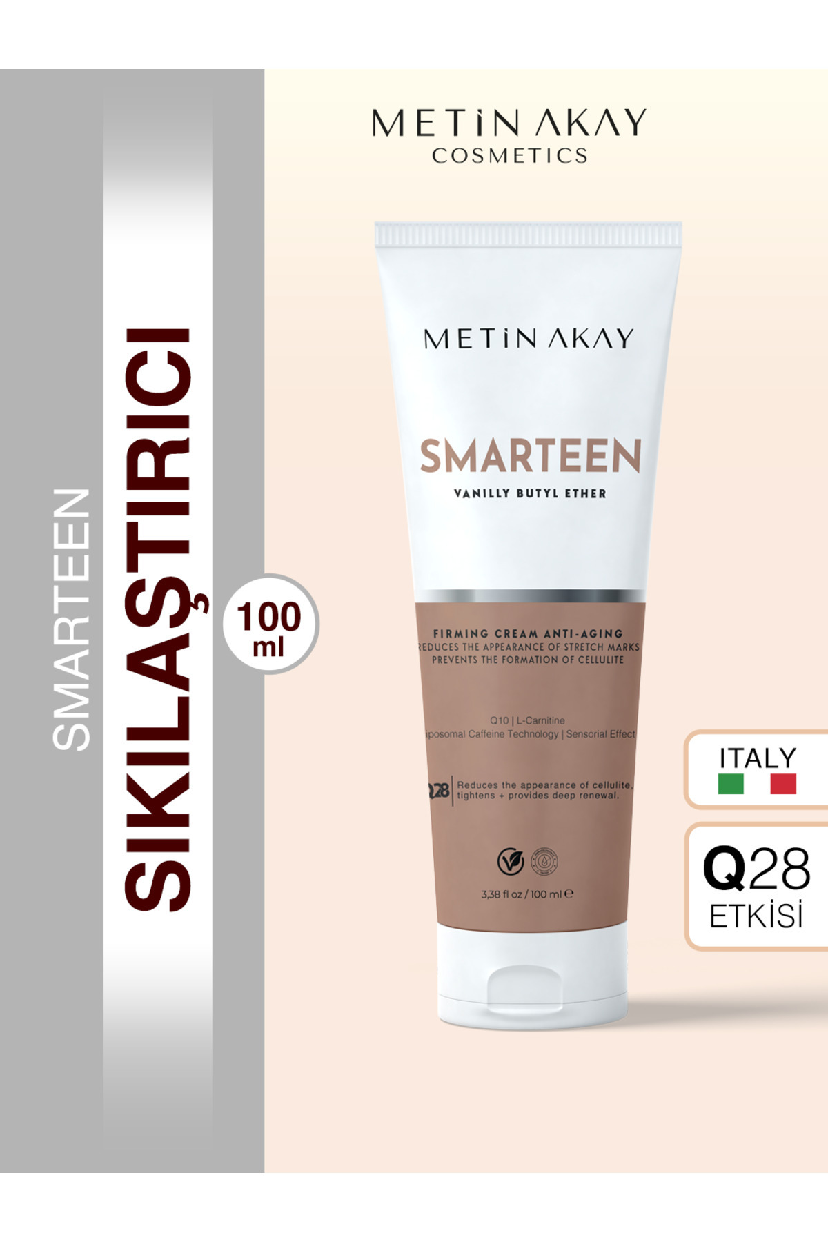 Metin Akay Kozmetik Sıkılaştırıcı Anti-Selülit Kremi – Q10 & Kafein Teknolojisi