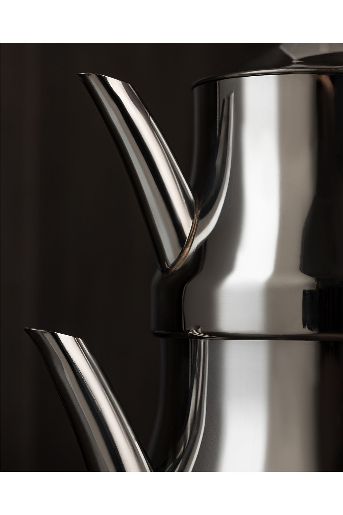 Madame Coco-Brume Teapot Set - Steel - 1000 ml + 2000 ml 3