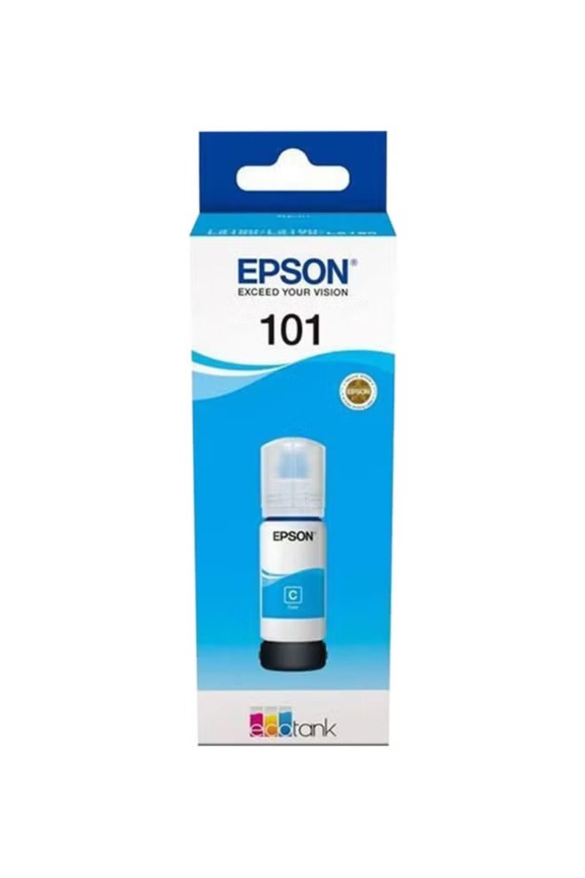 EPSON-101 Cyan Ink Refill Bottle – 70ml High-Yield for Ink Tank Printers 3