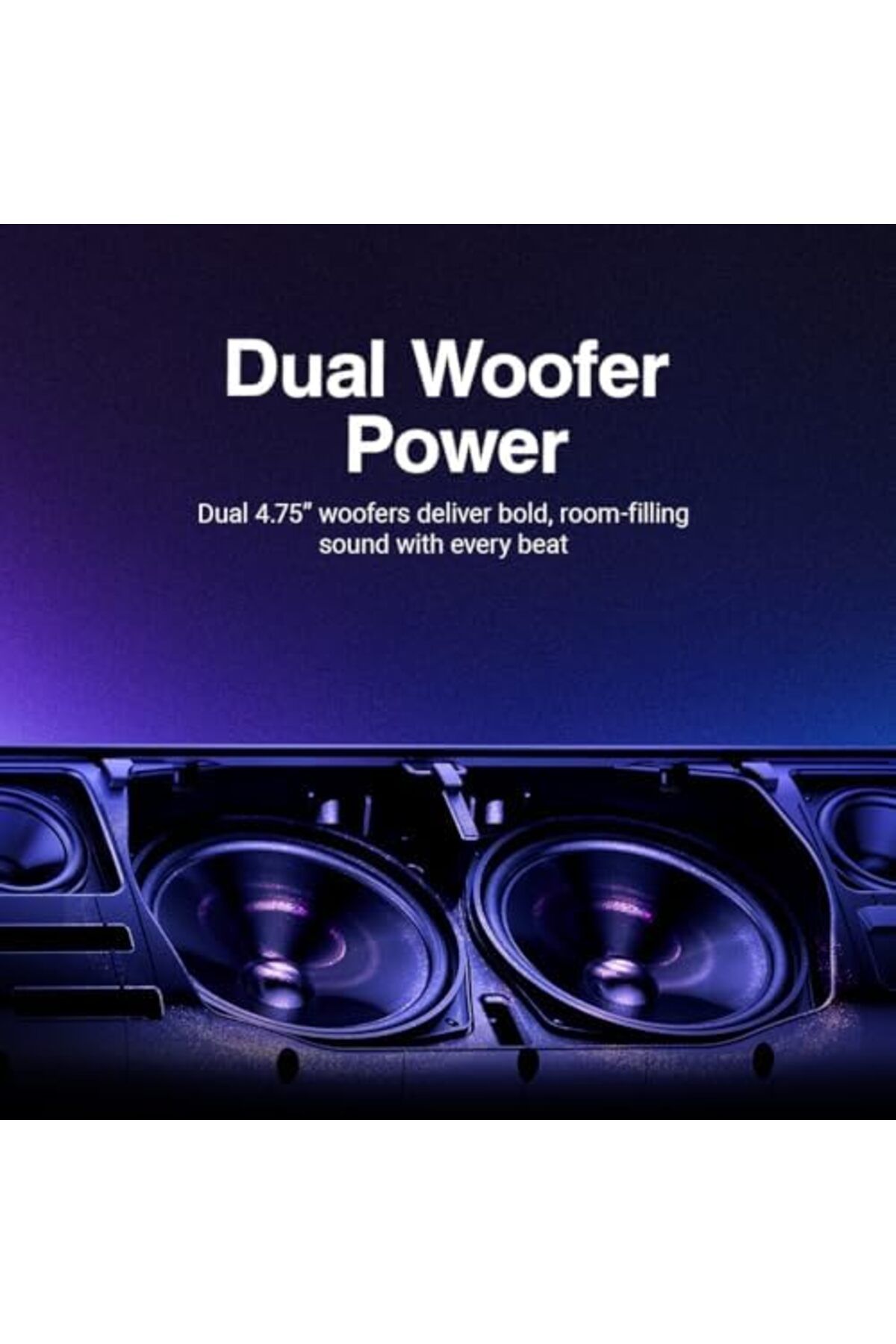 Faster-X400 Wireless Speaker 110W, Portable Bluetooth Party Speaker with Wireless Mic, Bluetooth 5.3 7
