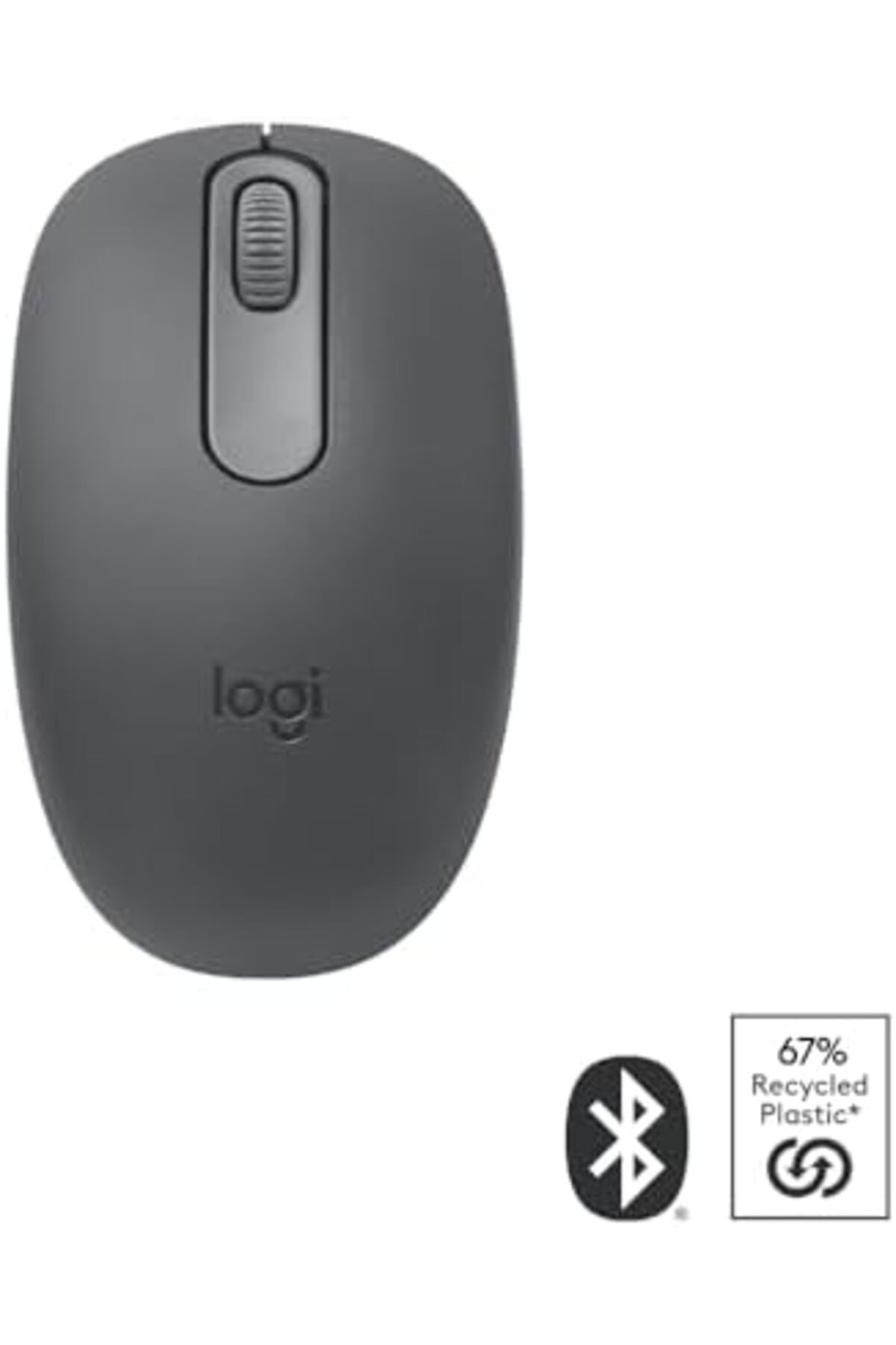 logitech-ماوس لاسلكي M196 بتقنية البلوتوث، ماوس صغير الحجم وقابل للحمل لأجهزة الكمبيوتر المحمولة والأجهزة اللوحية والمزيد، 12 2