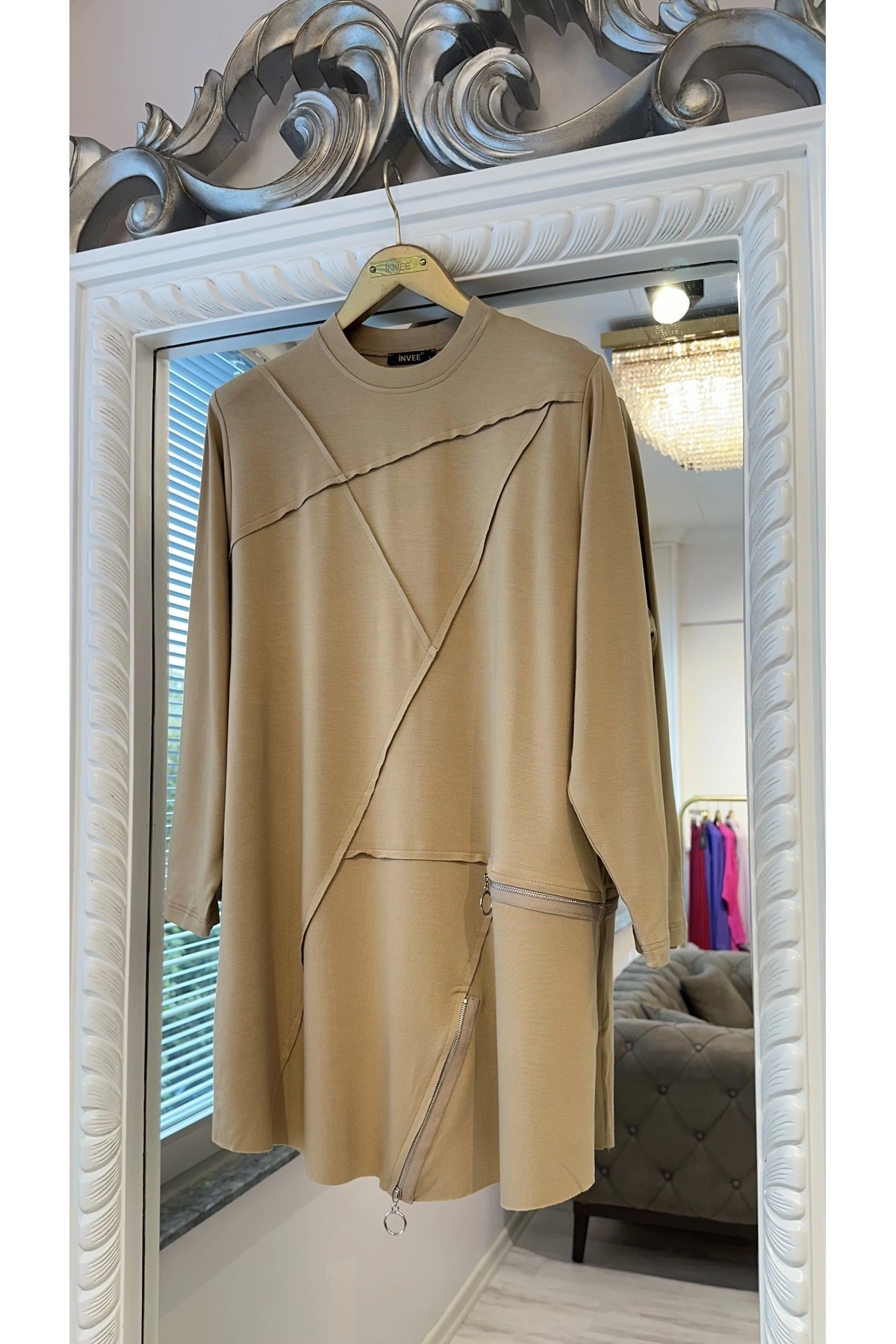 Invee-7111 Set Bumbac - Camel 4