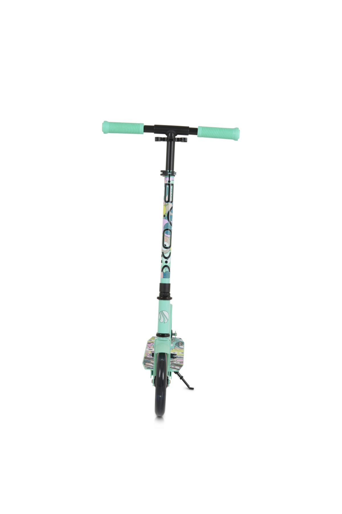 byox-Foldable scooter for children from 6 years old, with aluminum handlebars, ABEC-7 PU wheels with LED lights, and 2