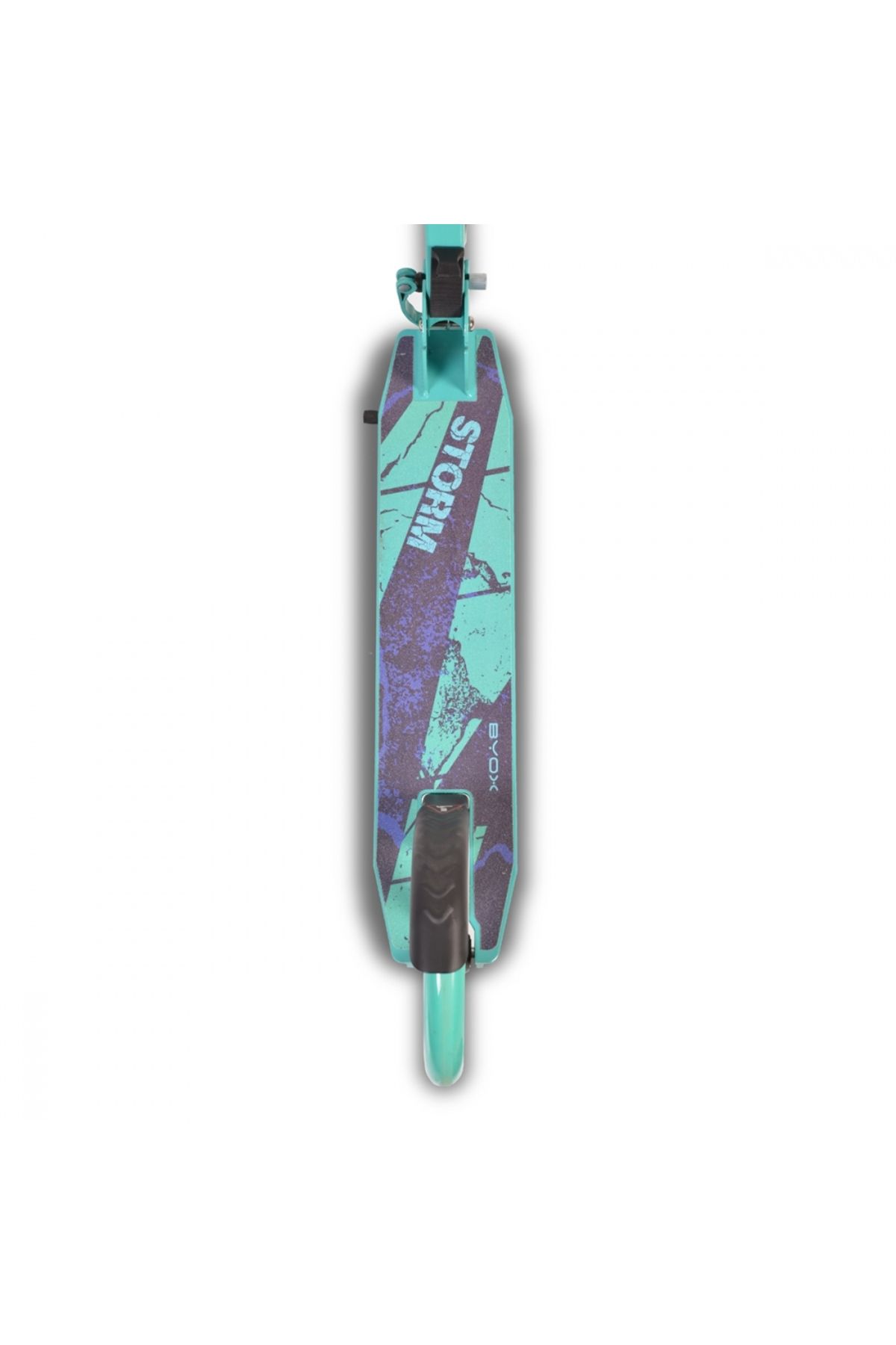 byox-Folding scooter with aluminum frame, adjustable handlebar Storm Turquoise recommended from 5 years old 4