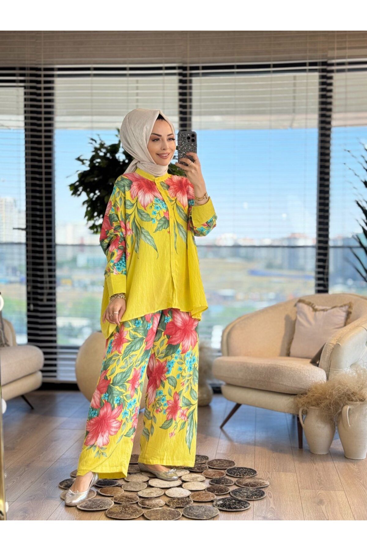 ALANURMODA-24Tk567 Large Flower Pattern Set 1