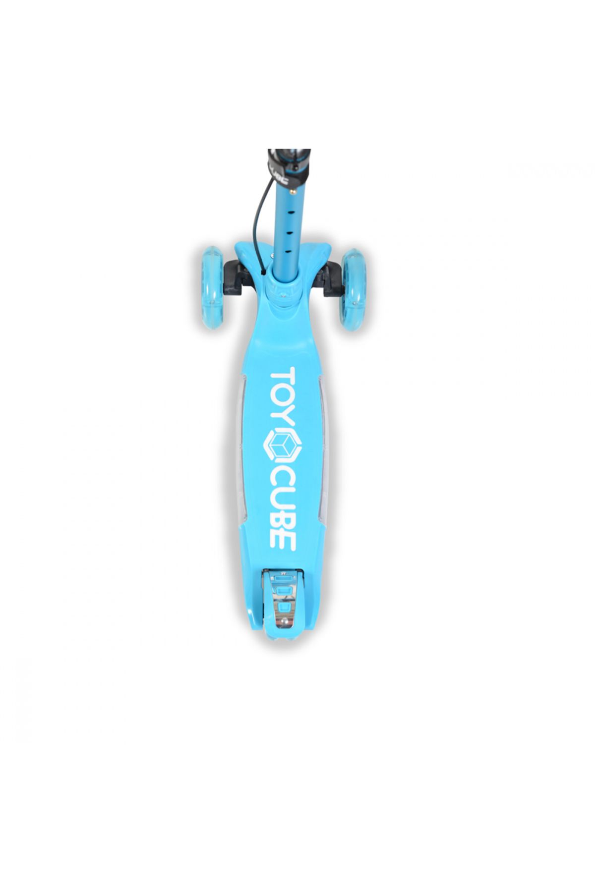 byox-Foldable scooter with adjustable height, non-slip base with LED lights, wheels with LED lights, brake 8