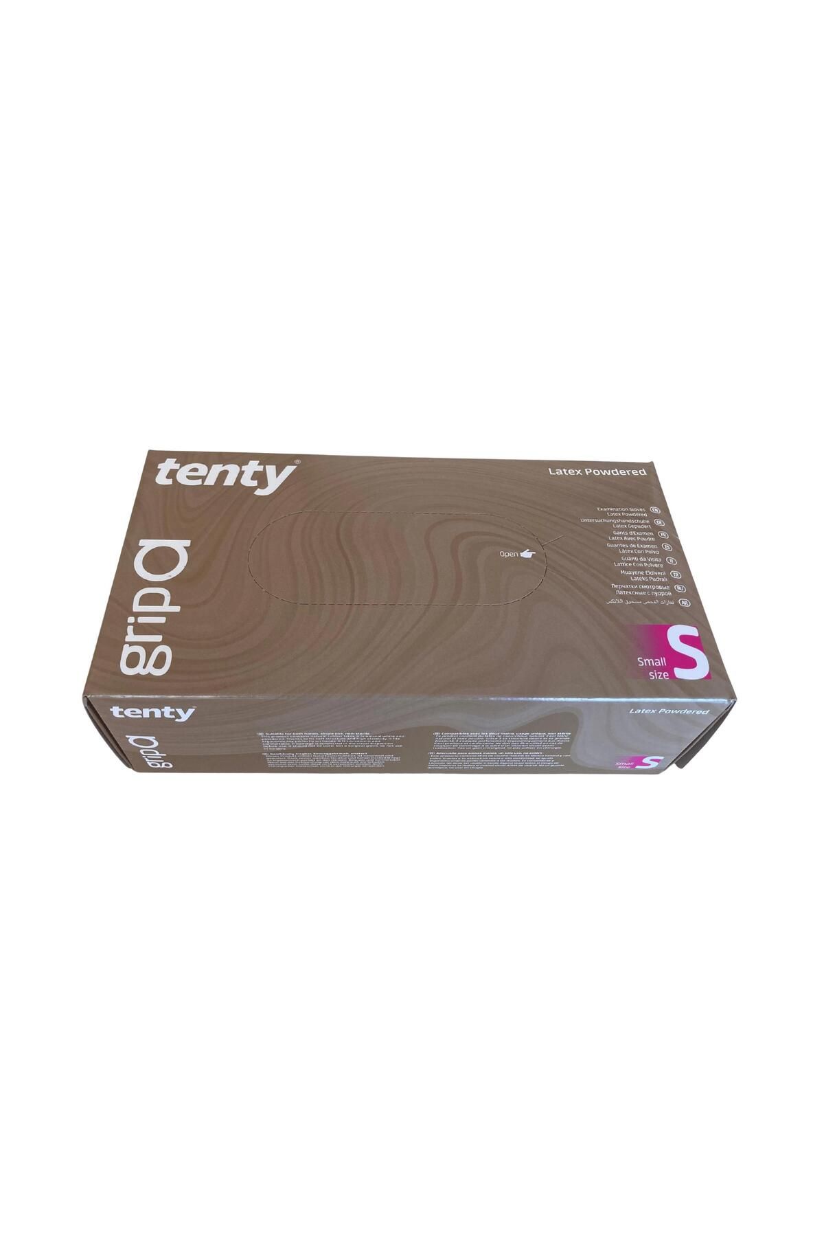 Tenty-- Inspection Gloves a Powdered Latex Small 1 Pack of 100 1