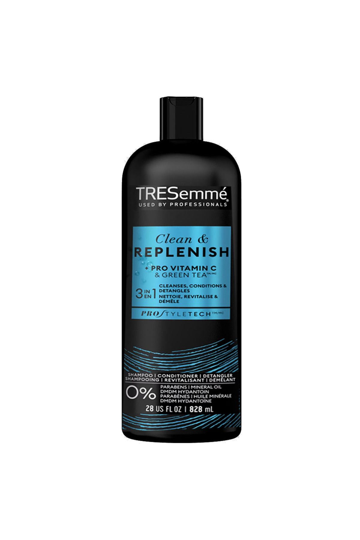 Tresemme-شامبو وبلسم ومزيل تشابك الشعر 3في 1من تريسمي 828 مل 1