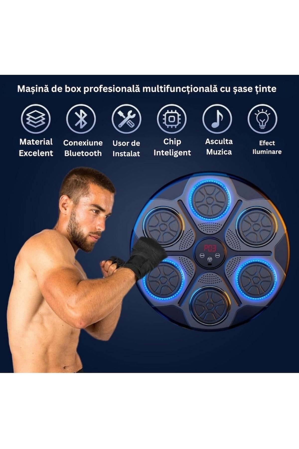 OmniDC-Intelligent Boxing Target with LED Zones 3