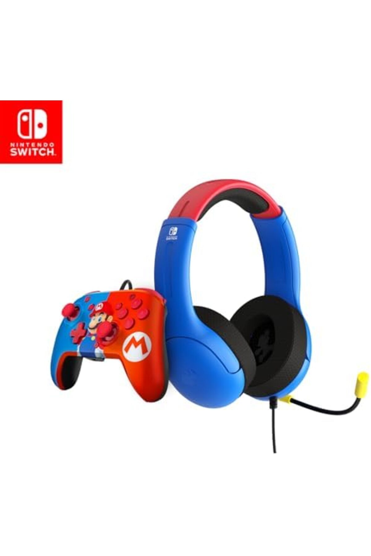 Pdp-Gaming Officially Licensed Mario Bundle for Switch Works with Switch OLED & Lite 1