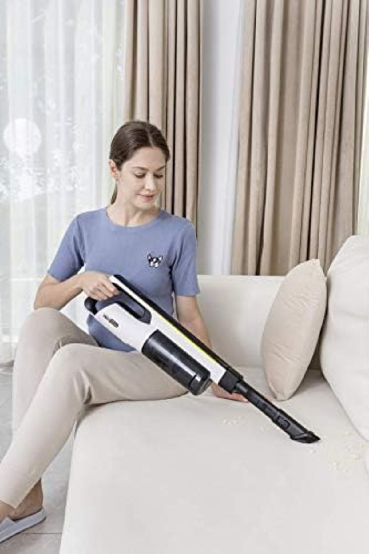 Karcher-Cordless Vacuum Cleaner, Upto 60 Min Runtime, 3 Power Levels, Hepa 12, VC4S 4
