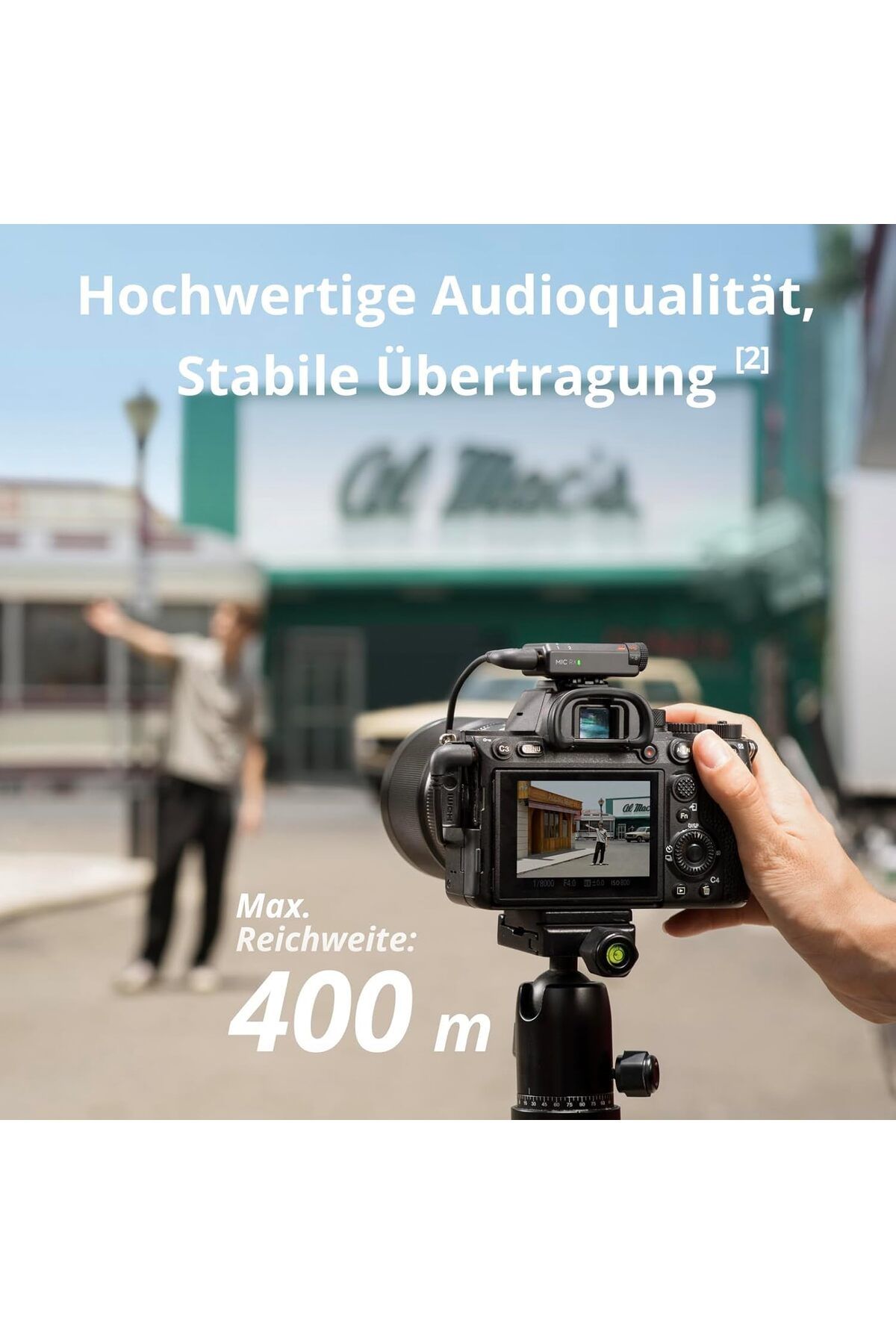 DJI-ميكروفون صغير (1TX+1RX)، خفيف الوزن، صوت غني، إلغاء الضوضاء، اكتشاف تلقائي، لاسلكي 5