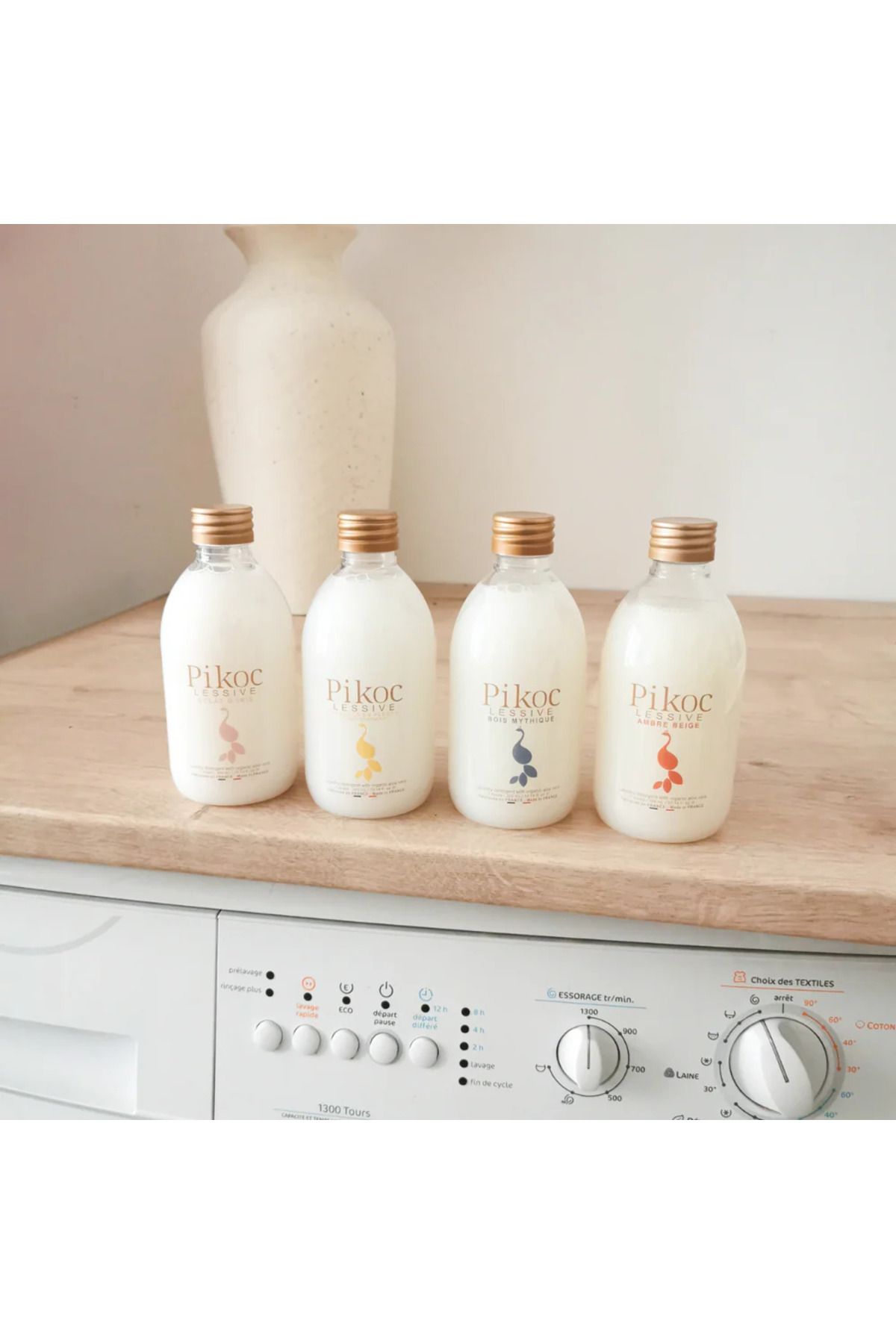 pikocu-Universal laundry detergent set, Pikoc, Discovery Set, 4 x 300 ml 4