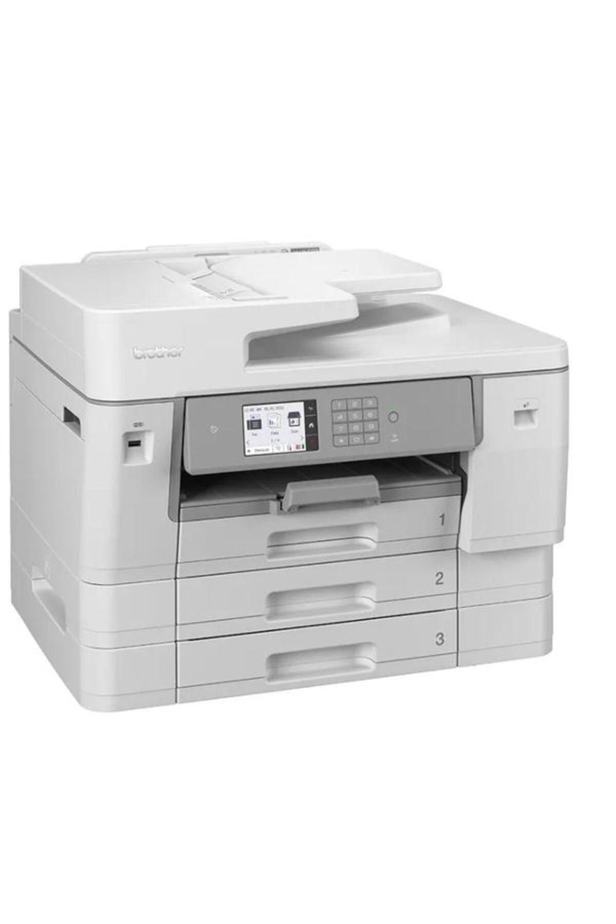 Brother-Multifunctionala InkJet MFC-J6957DW, A3, DADF, NFC, Retea, WiFi, Fax (Alb/Gri) 3