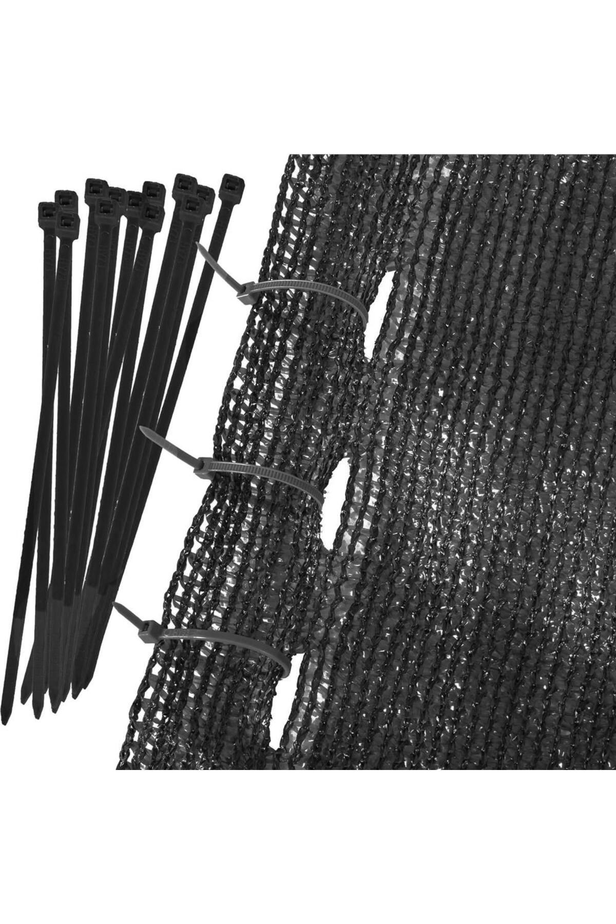 SERSIMO-Shade and privacy net for fence, 1.5m width, 25m length, 185g density, gray 6
