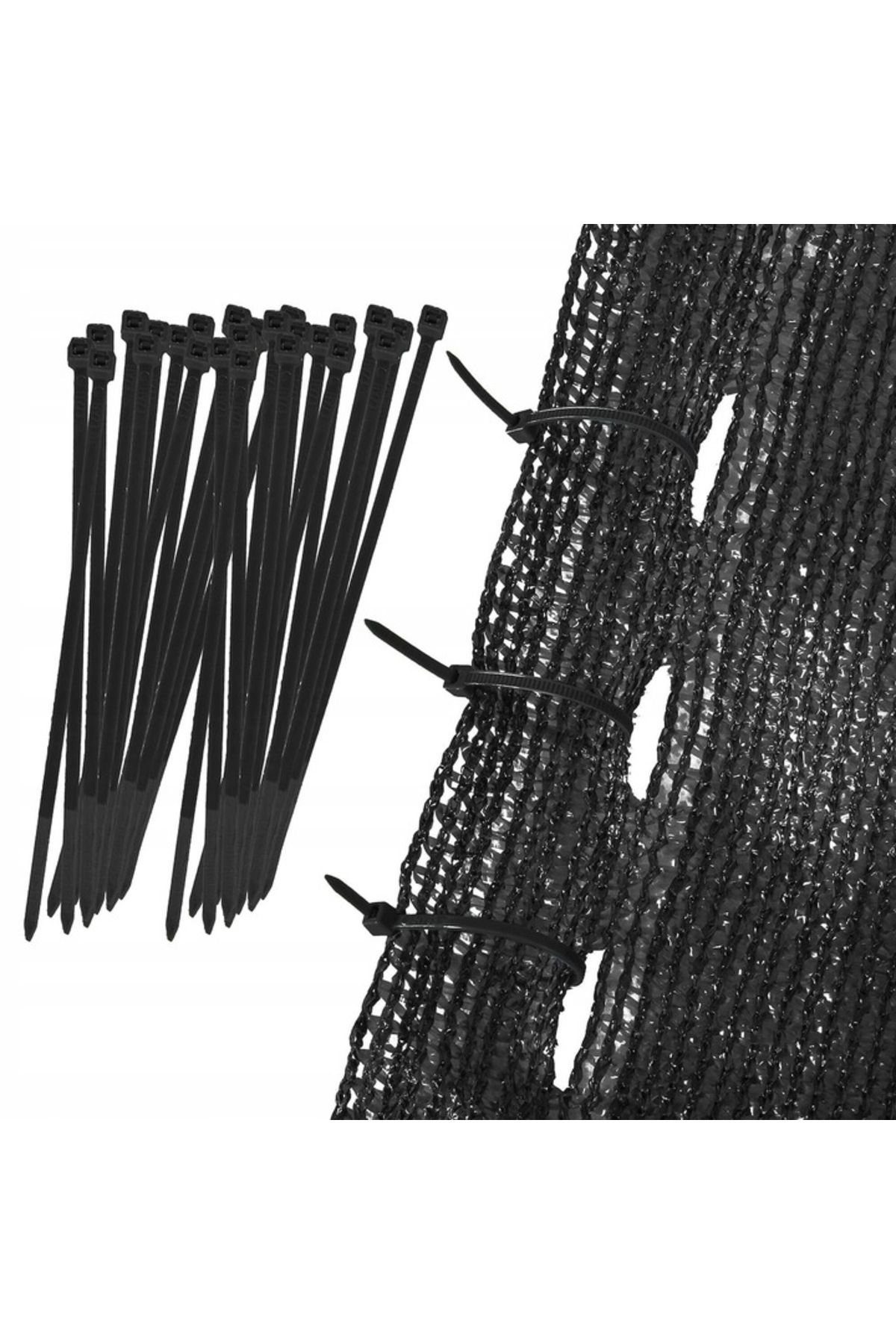 SERSIMO-Shade and privacy net for fence, 1.5m width, 50m length, 140g density, gray 7