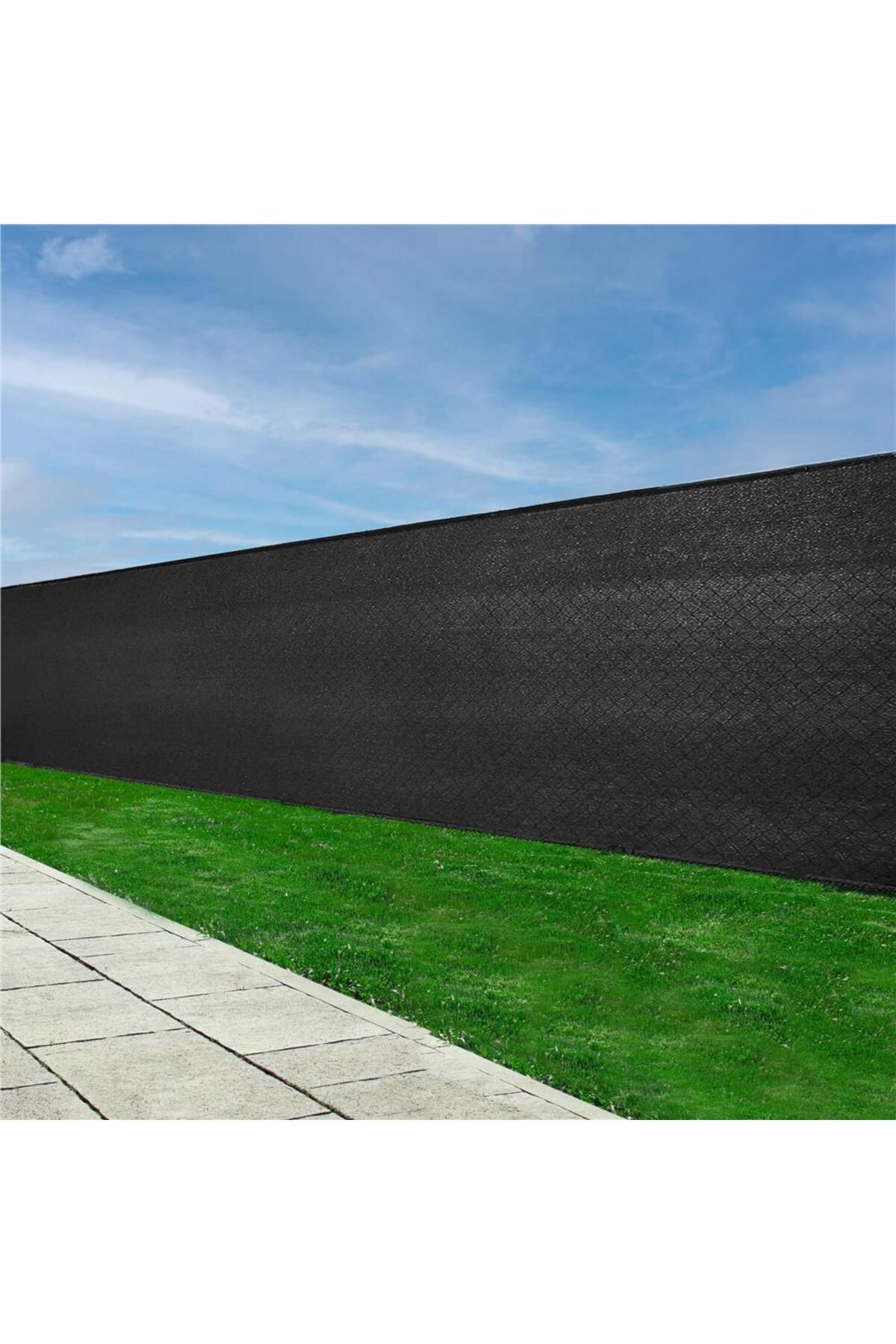 SERSIMO-Shade and privacy net for fence, 1.5m width, 25m length, 185g density, gray 3