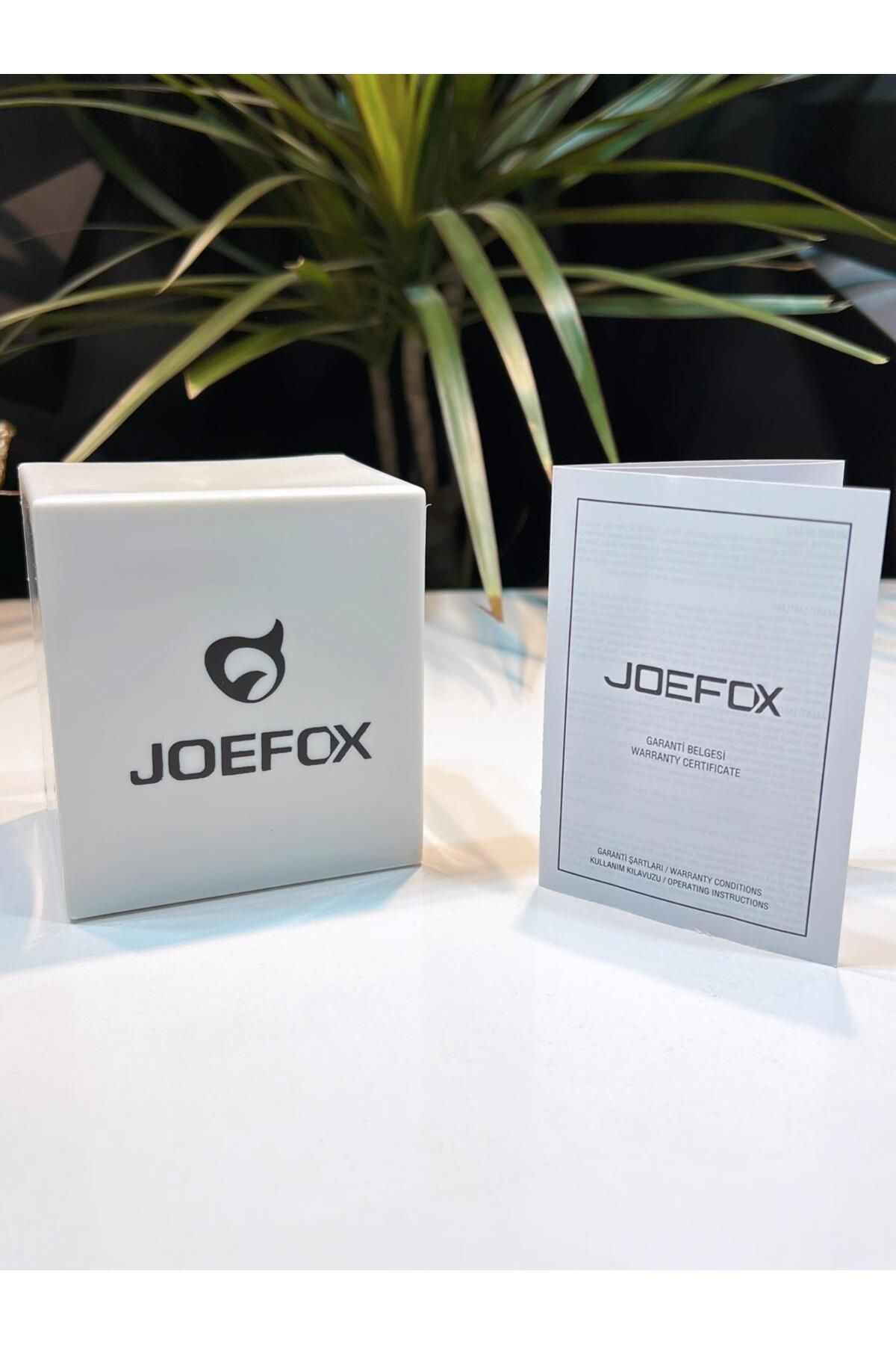 Joefox-ساعة يد رجالية بسوار فولاذي رقمي وتناظري ضمان لمدة عامين 3 ATM مقاومة للماء JOE.CL04 5