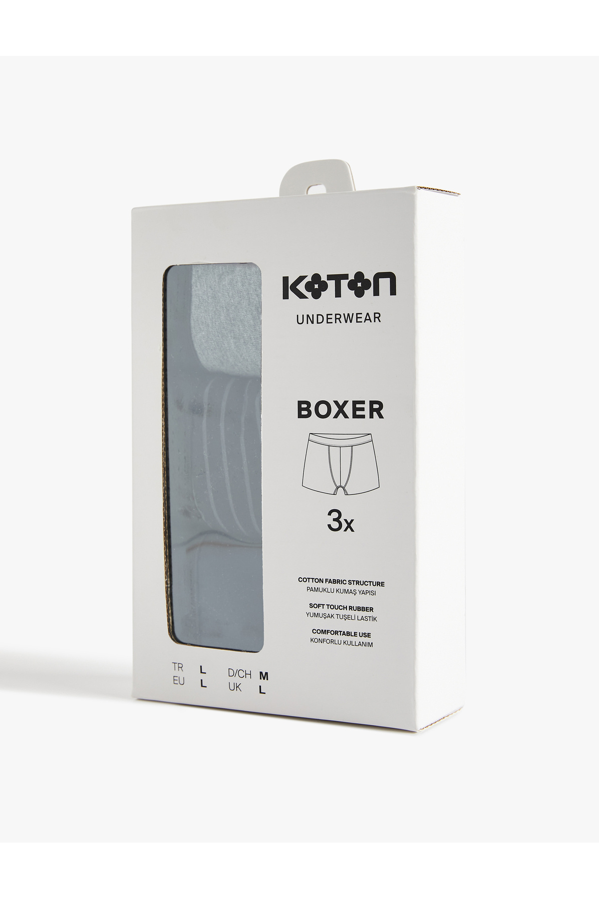 باکسر مردانه راه راه فاق نرمال | کوتون Koton 6WLM90046MK - تصویر 2