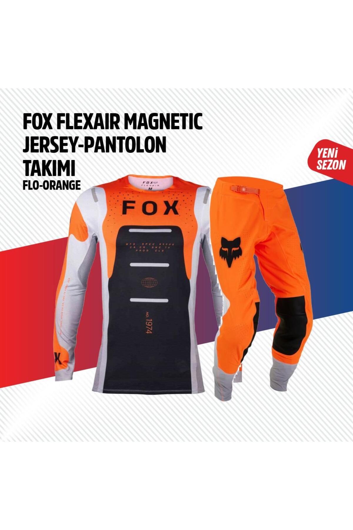 Fox Turuncu Beyaz Jersey Pantolon Takımı