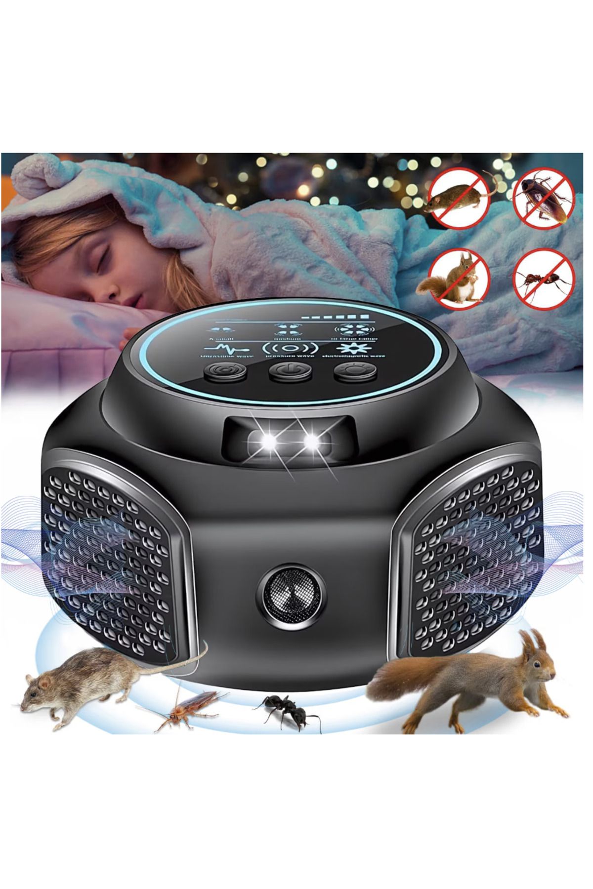 N2L Store-Professional Ultrasonic Device, N2L Store®, Anti-Rodent and Insect, 320 MP Coverage, 4 Speakers 1