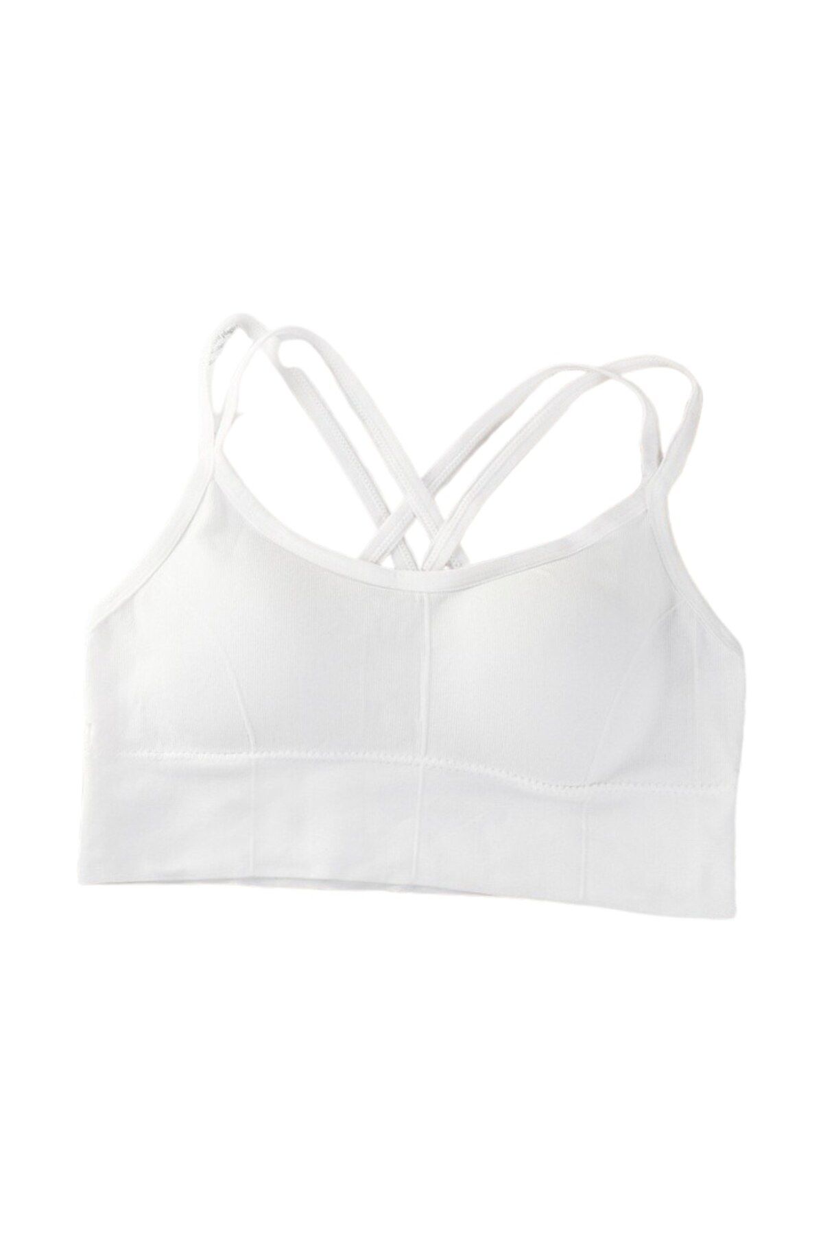 Mixbo-- Gym bra, with straps and bare back, seamless, Push Up model, size U 2
