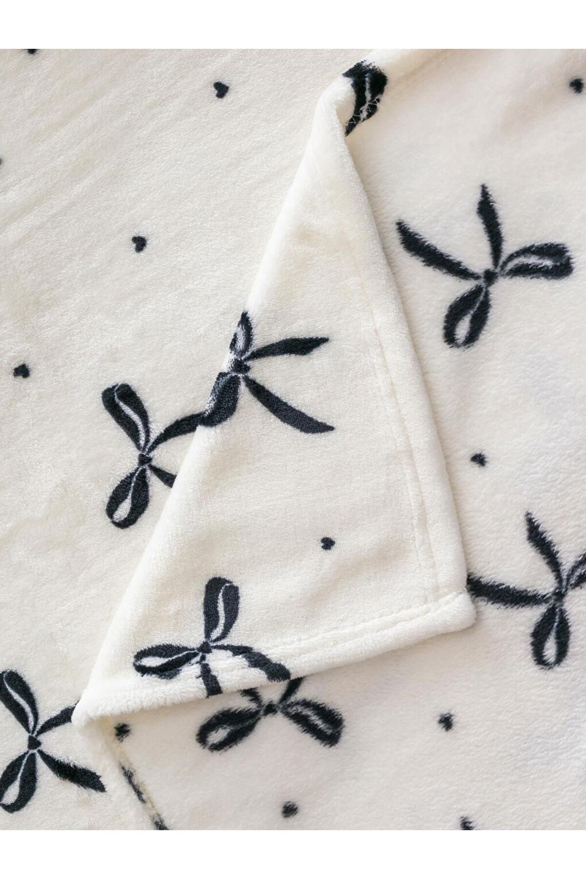 LC Waikiki-Bow Patterned Double Blanket 200X220 cm (W5) 4