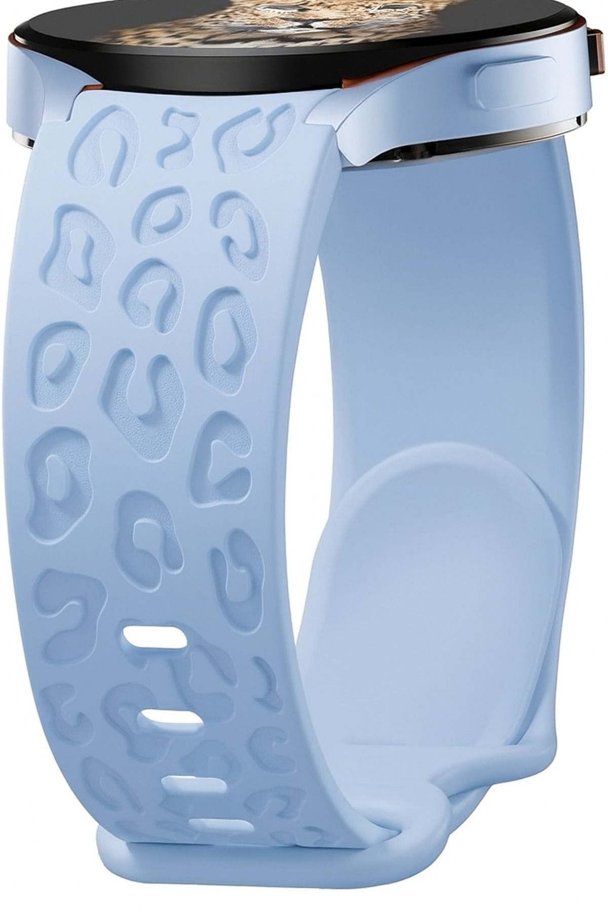 Novatis-Huawei Fit 4 / Fit 4 Pro / Fit 3 Compatible Leopard Pattern Textured Soft Silicone Cord 1