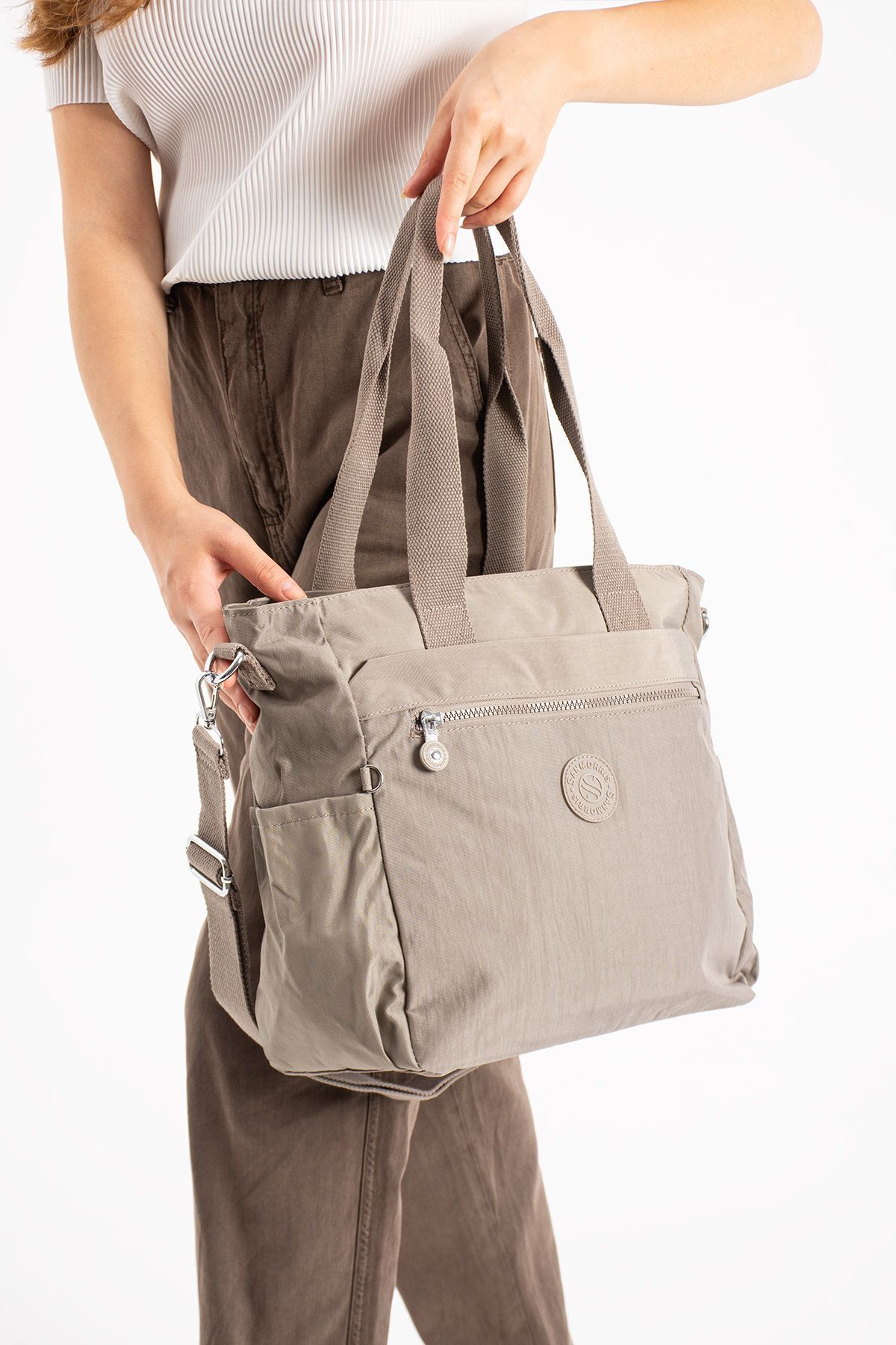 H&D COLLECTİON-Very Useful Waterproof Multi-Compartment Shoulder Bag for Working and Reading Ladies 3032 1