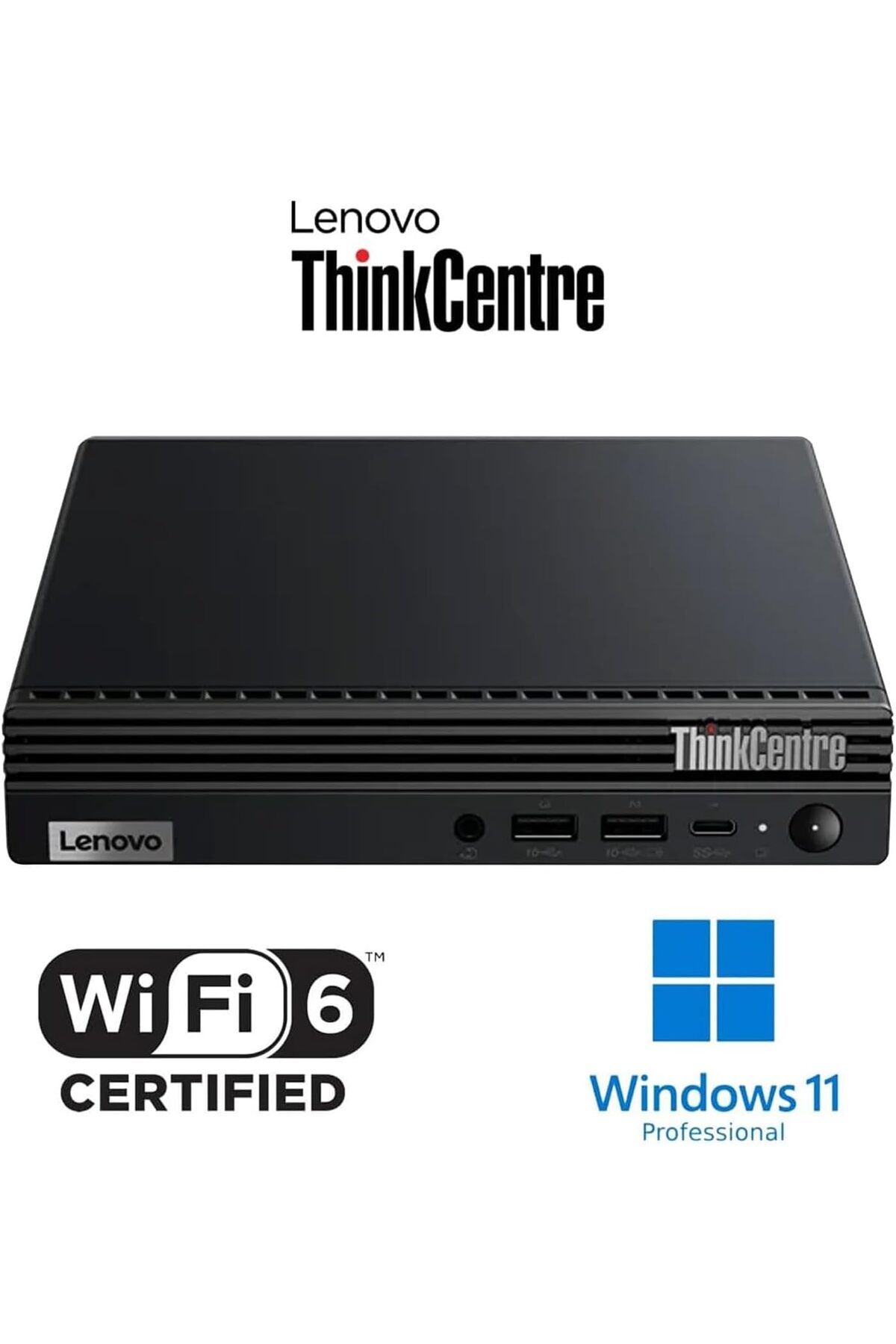 LENOVO-ThinkCentre M70q Mini Desktop, Gen 4, Intel Core i7-13700T, 16GB RAM DDR4, 512GB PCIe SSD, Wi 3