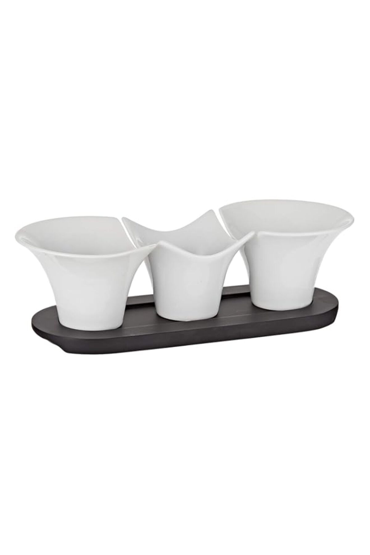 Generic-Harmony Snack Bowl Set with MDF Tray 4pc YM1044B 1