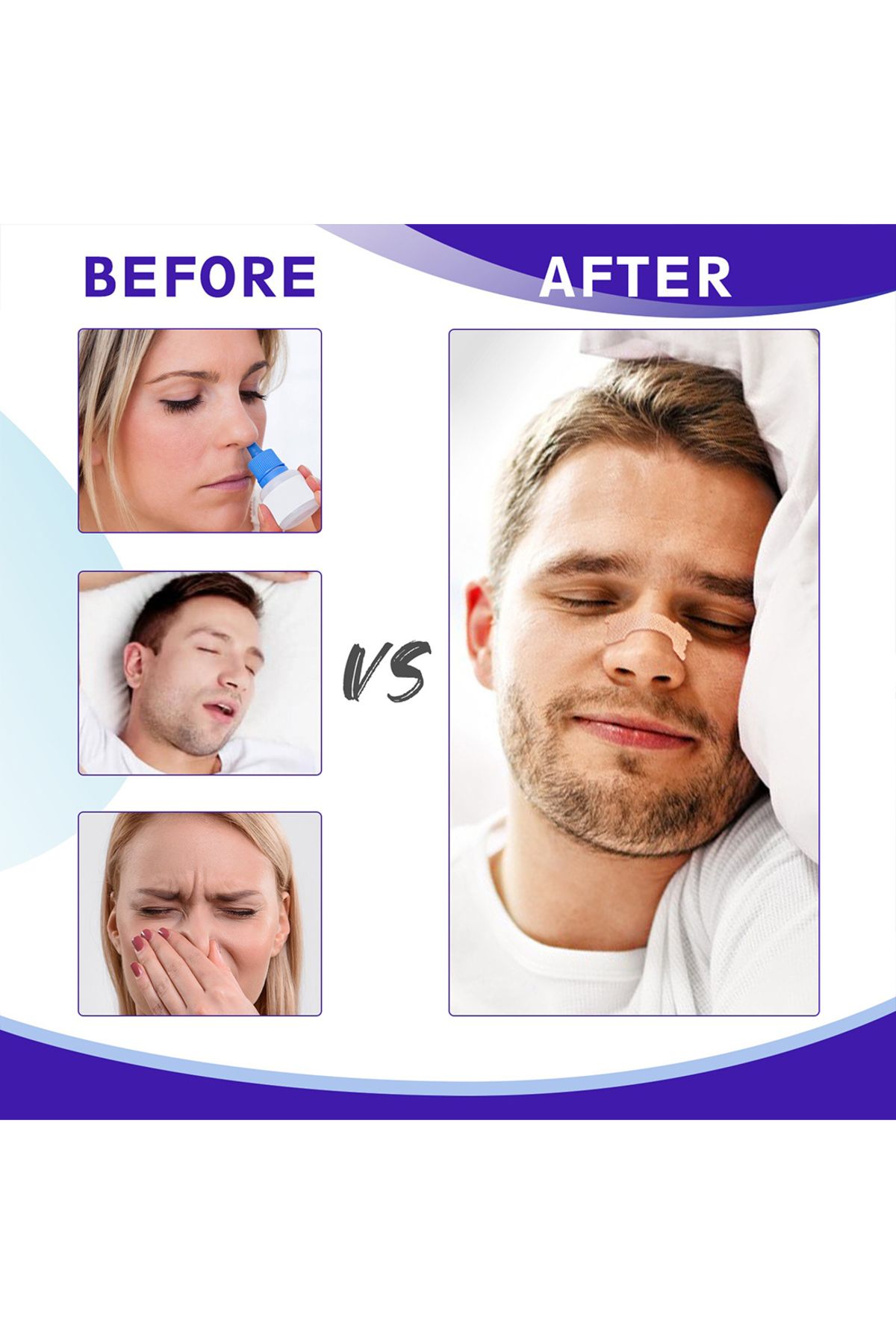 sefudun-30 Pcs Nasal Strips for Better Breathing, Nose Strips to Reduce Snoring, Relieve Nasal Congestion 7