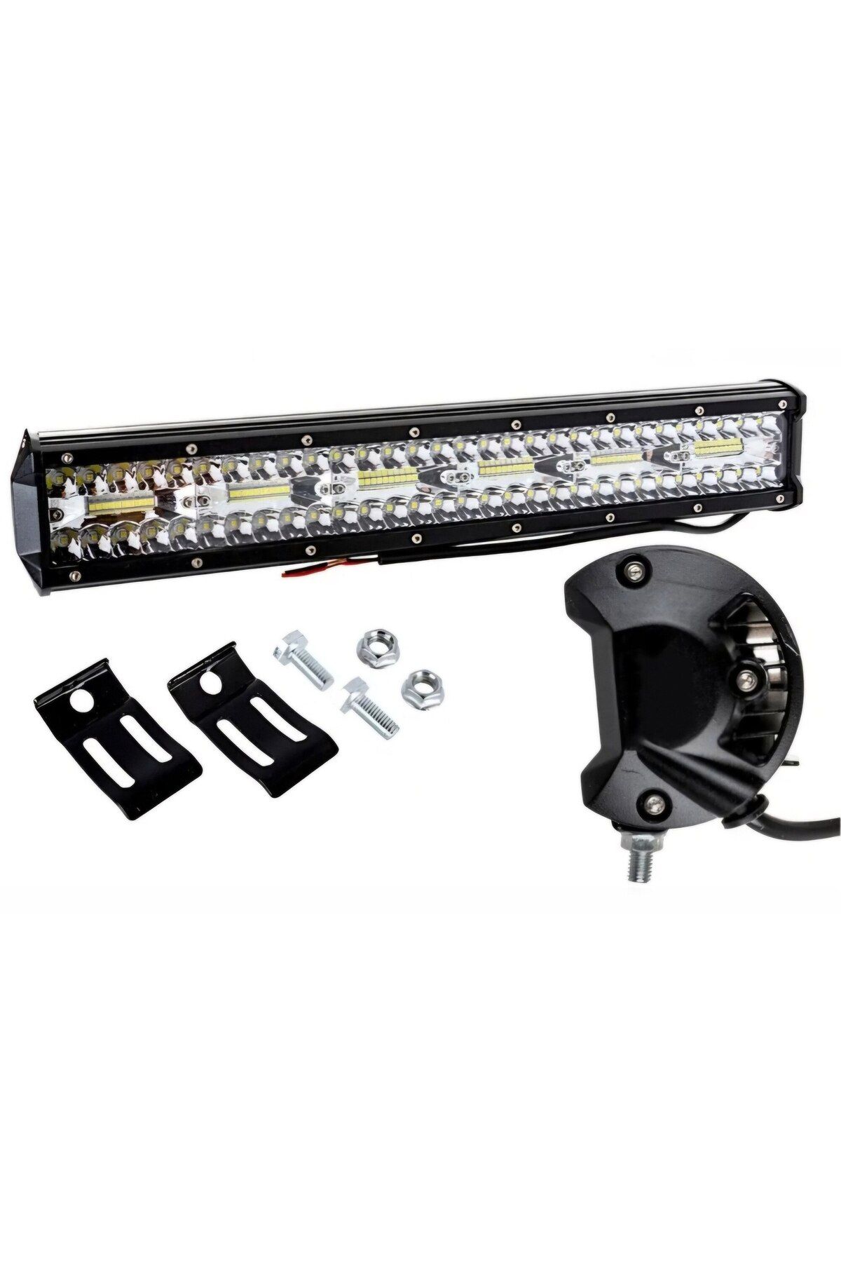 OEM-Proiector Auto LED 360W, 13.200Lm, 6000K Alb Rece, Bara Luminoasa Combo Spot + Flood, IP67 4