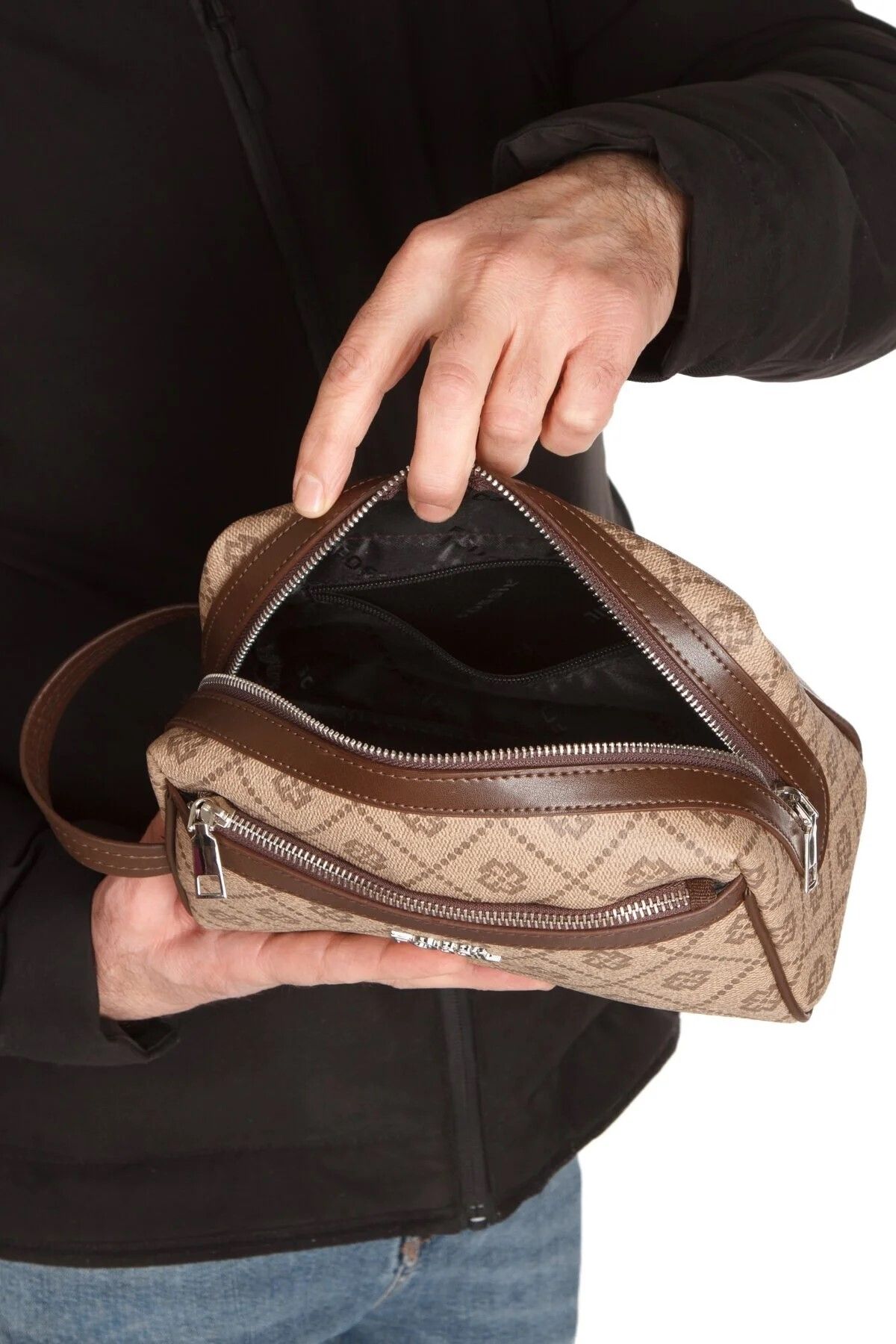 Fossil-Men's Large Size Multi-Eye Shaving Bag 5