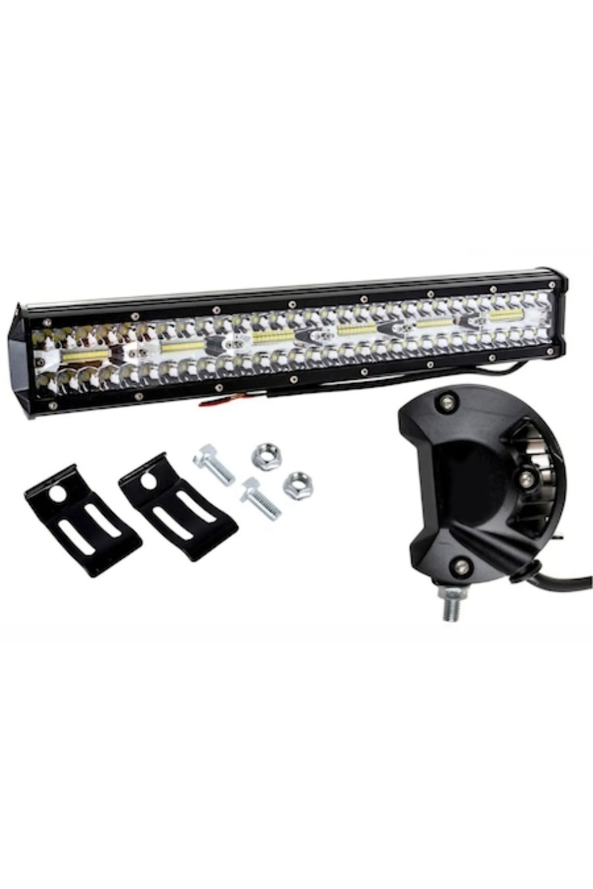 OEM-Proiector Auto LED 360W, 13.200Lm, 6000K Alb Rece, Bara Luminoasa Combo Spot + Flood, IP67 1