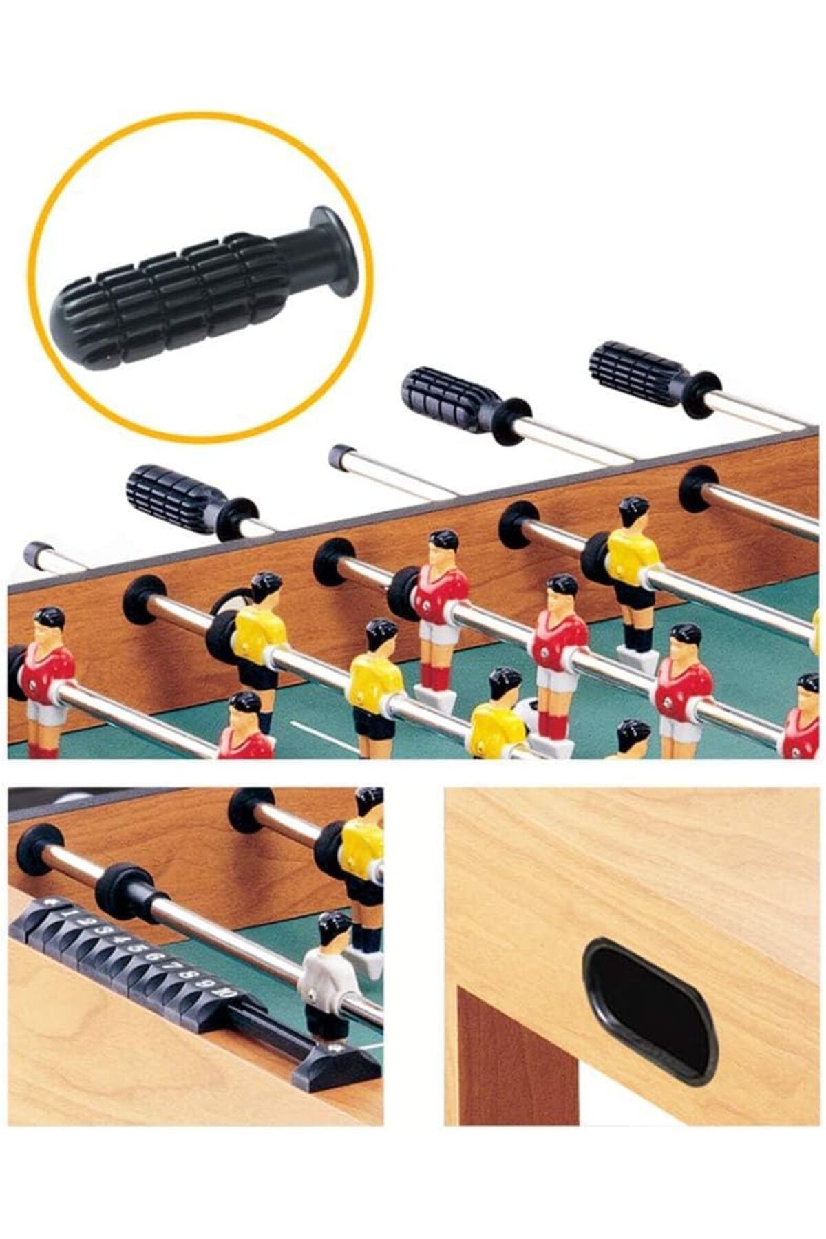 rexa-Professional foosball table with 8 handles, easy to assemble, suitable for family parties, game room, and entertainment. 2
