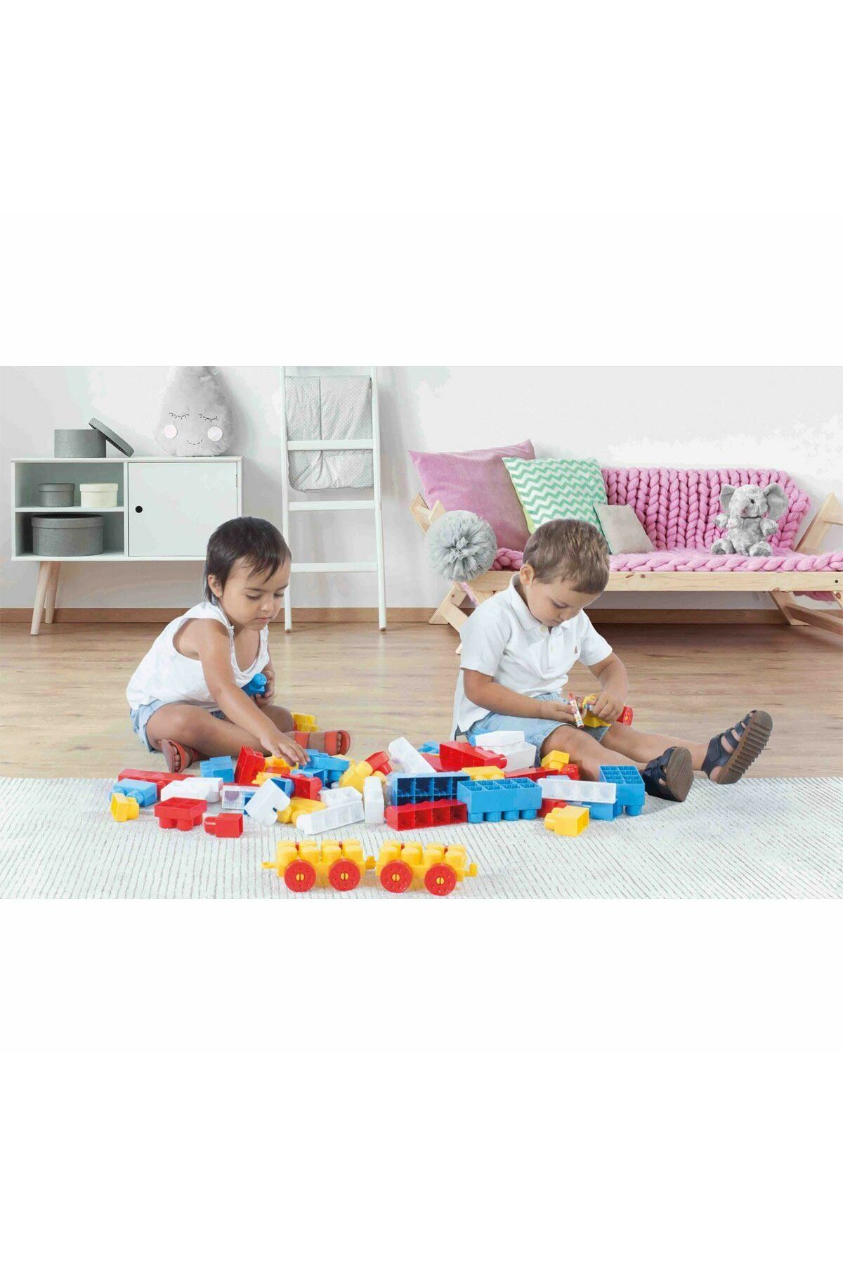 NEWBRENDHOME Öğretici Eğitici Oyuncaklar 5031 Dolu, Mega Blok Seti 50 Parça Kız Erkek Çocuk Oyuncak fotoğrafı 2 (önizleme)