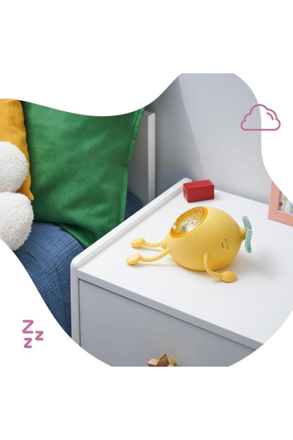Badabulle-Night Lamp Basile in Lemon Shape with Projections and Soothing Sounds 6