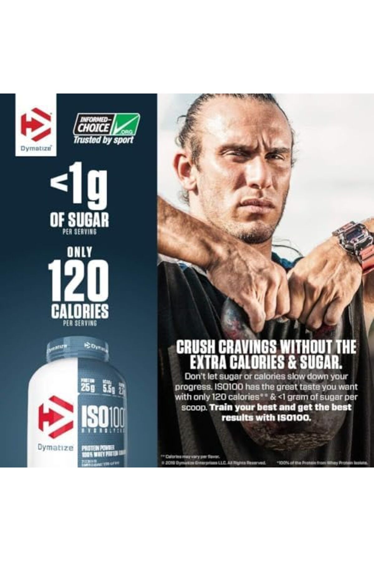 Dymatize-ISO 100 Protein Powder with 25g of Hydrolyzed 100% Whey Isolate, Strawberry, Package may va 7