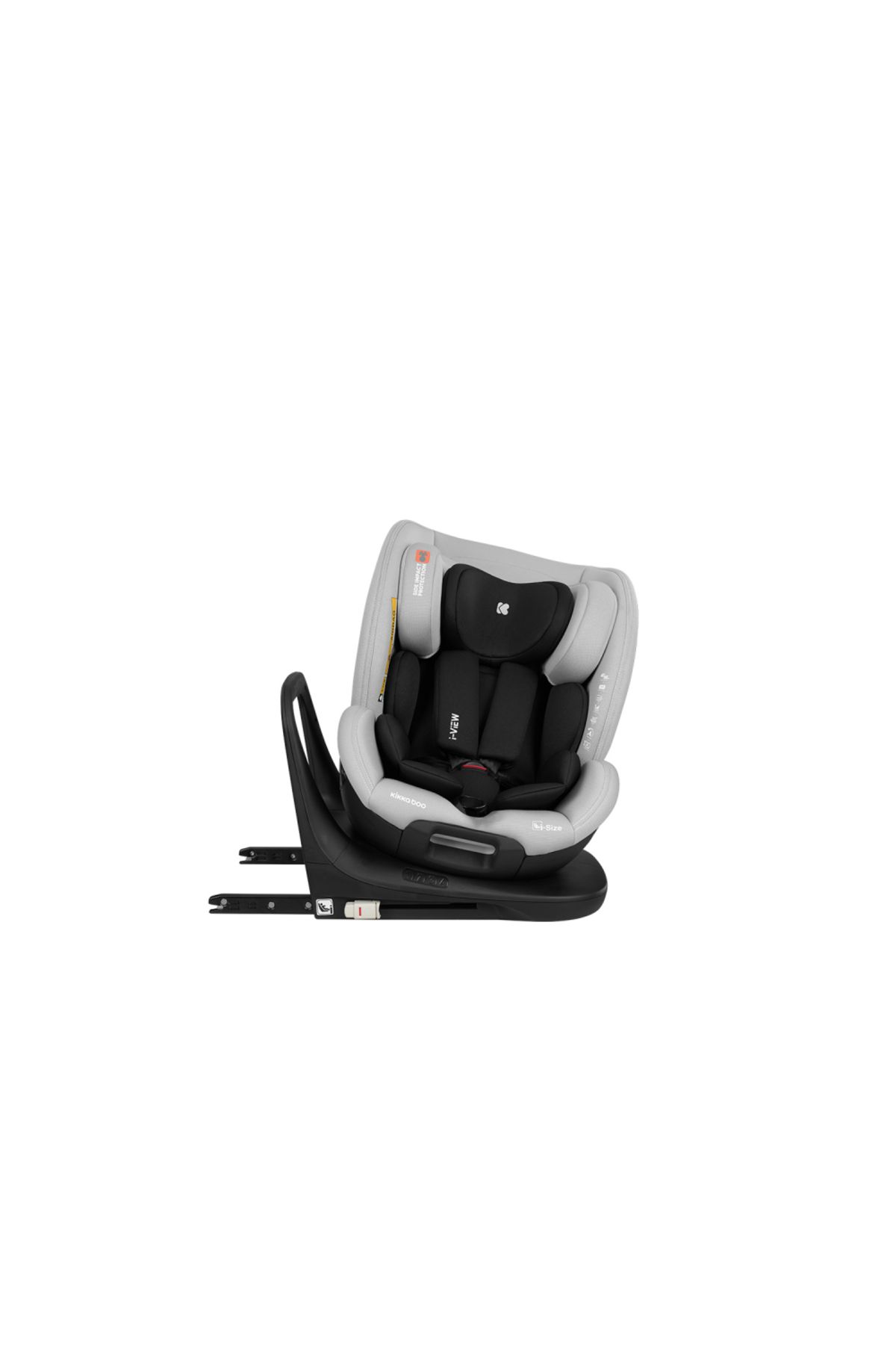 Kikka Boo-Scaun auto cu isofix KikkaBoo 40-150 cm i-View i-SIZE Light Grey 7