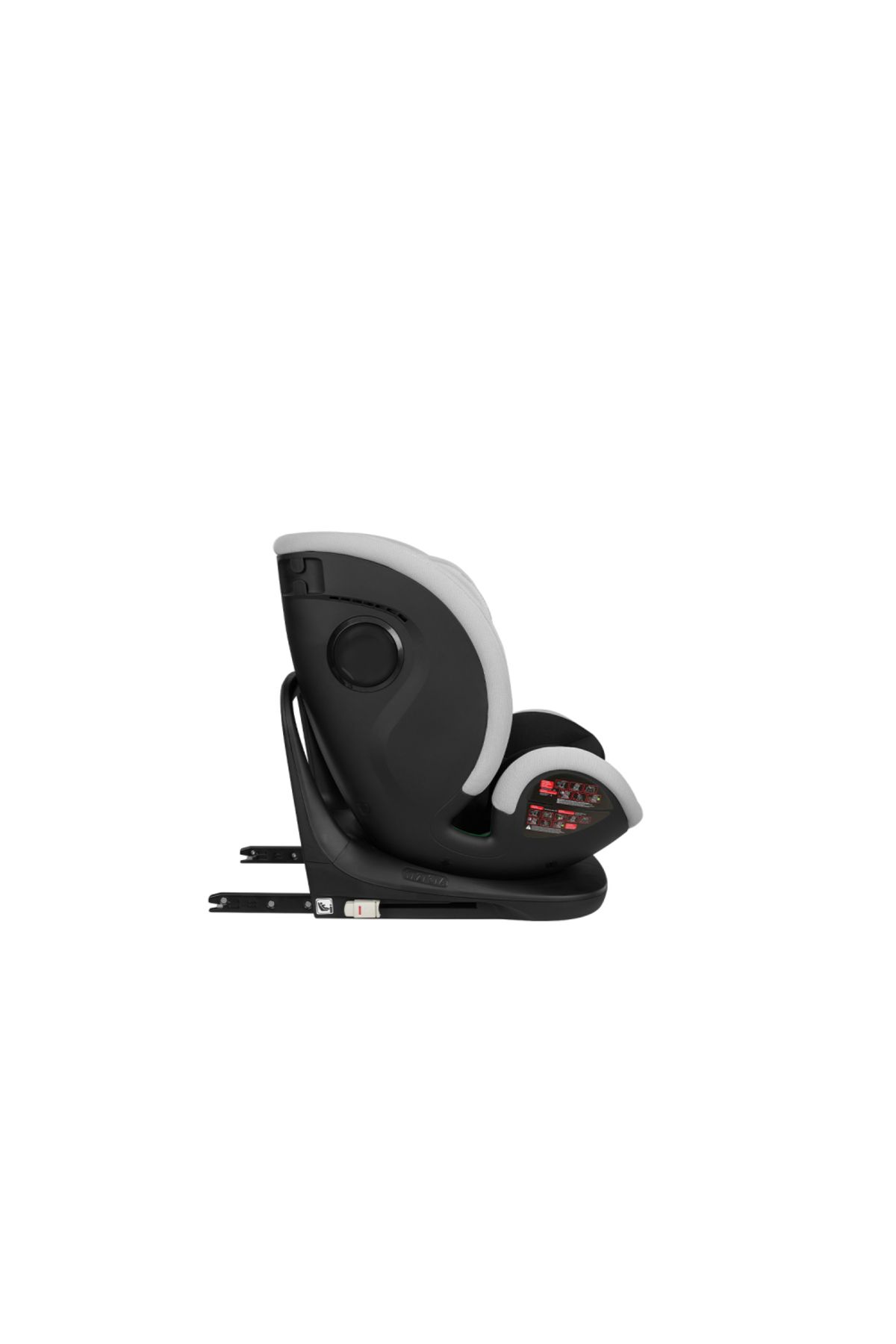Kikka Boo-Scaun auto cu isofix KikkaBoo 40-150 cm i-View i-SIZE Light Grey 6