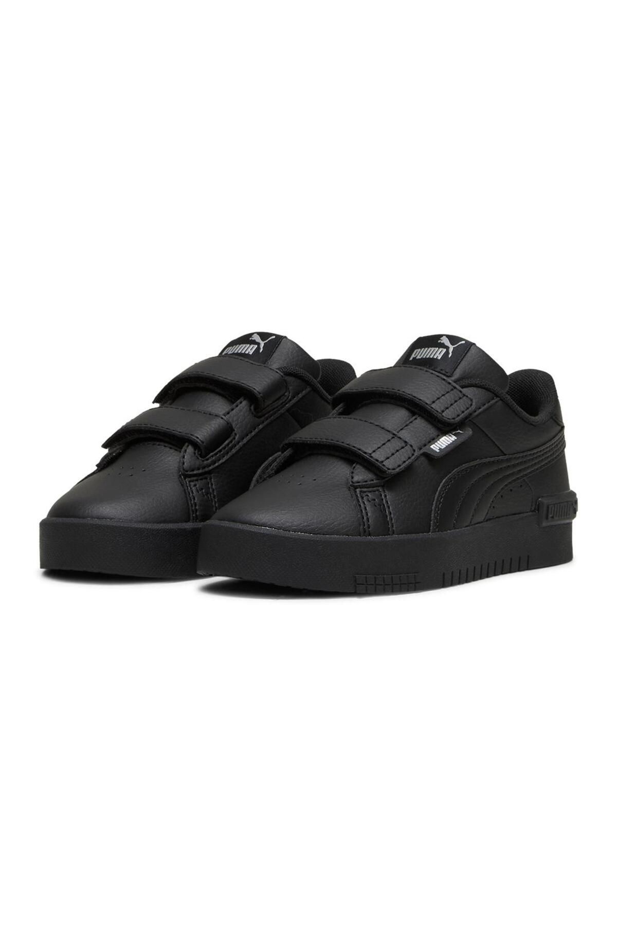 Puma-Jada V Hook-and-Loop Closure Sneakers - Black 3