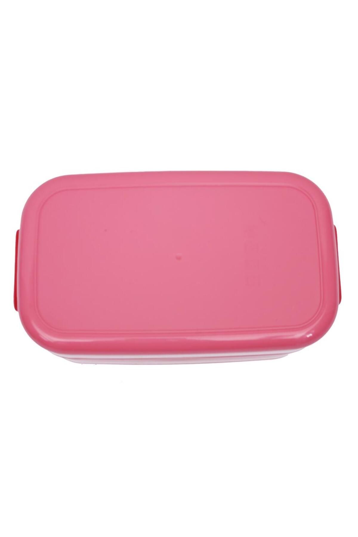 DNS-Double casserole for children, 2 layers, plastic, airtight closure 1400 ml pink HSD9002k 3