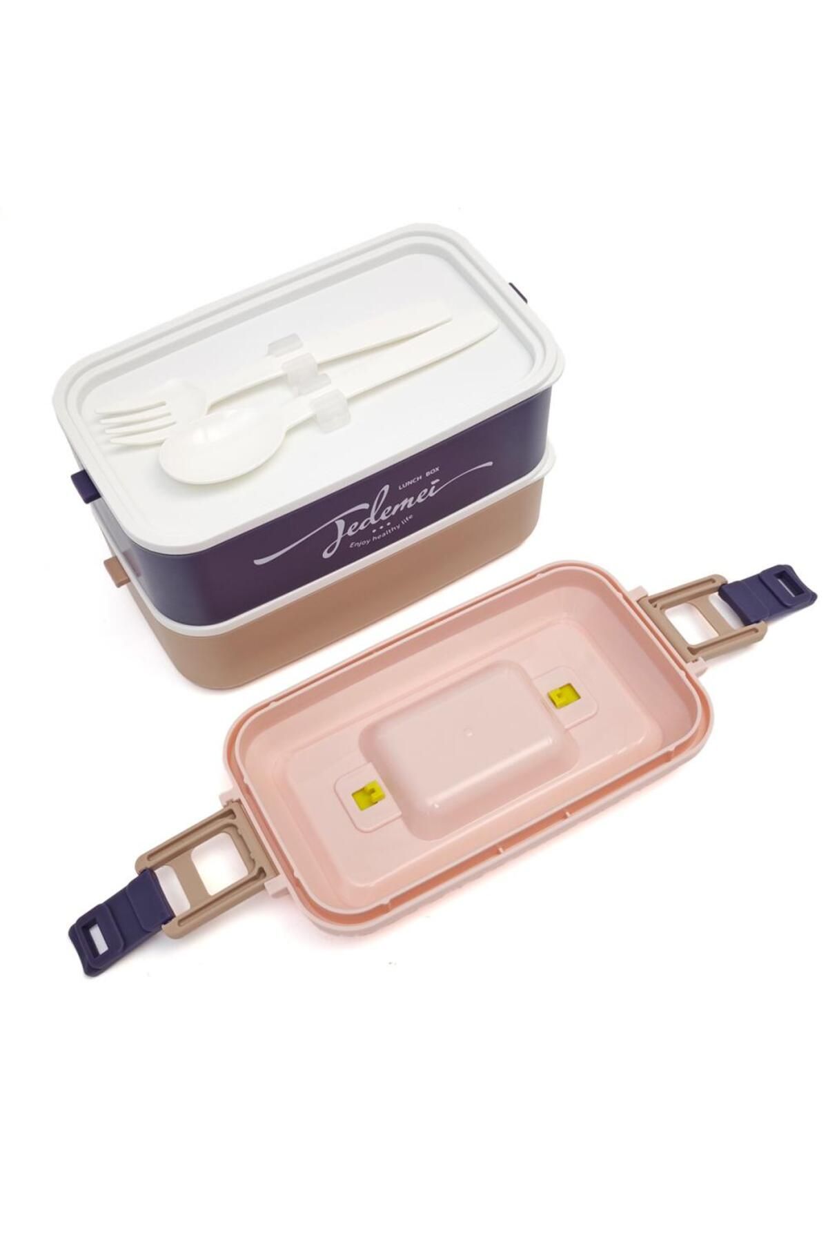 DNS-Insulated casserole, double, stainless steel, 2 overlapping compartments, 1200 ml, pink HM6744 6