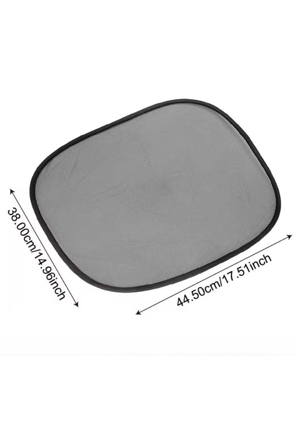 minufco-Universal Car Side Window and Rear Window Sunshade Auto Sunshade Curtain with 2 Suction Cups 5